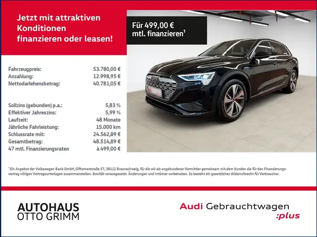 Audi Q8 e-tron 50 advanced quattro  LED