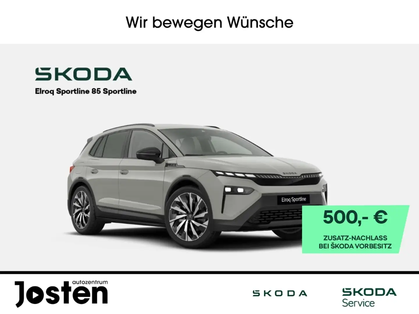 Skoda Elroq 85 Sportline MAXX DCC Winter AHK 21''-LM Grijs - 1