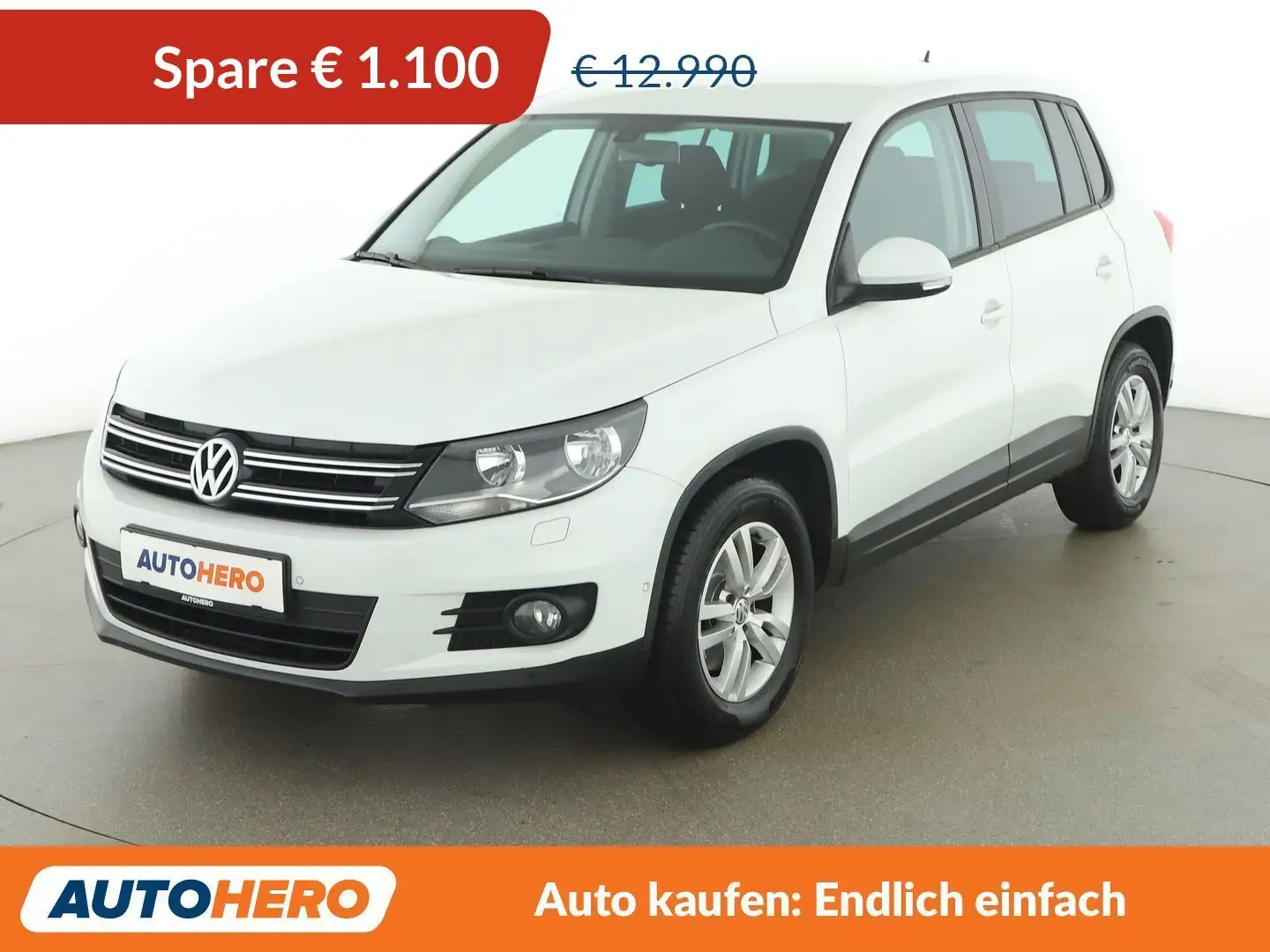 Volkswagen Tiguan 1.4 TSI Austria BlueMotion Tech *AHK*PDC*2-ZONEN* Weiß - 1