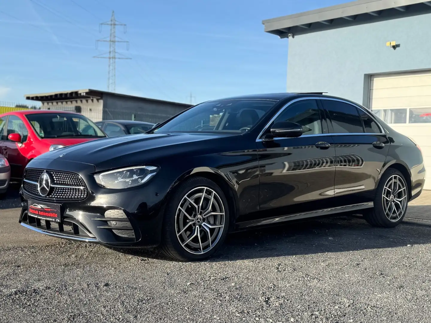 Mercedes-Benz E 400 Limousine E400 d 4Matic AMG Line Schwarz - 1