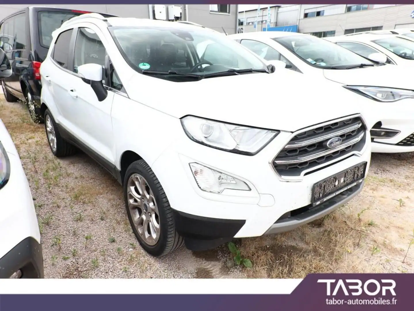 Ford EcoSport 1.0 EcoBoost 125 Titanium GPS PDC Blanc - 2