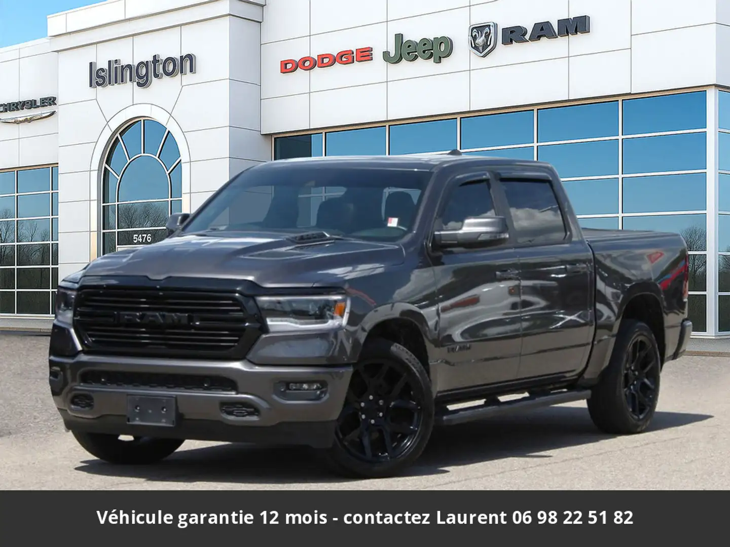 Dodge RAM Sport Night 12P 5.7L 4x4 Tout compris hors homolog Gris - 1