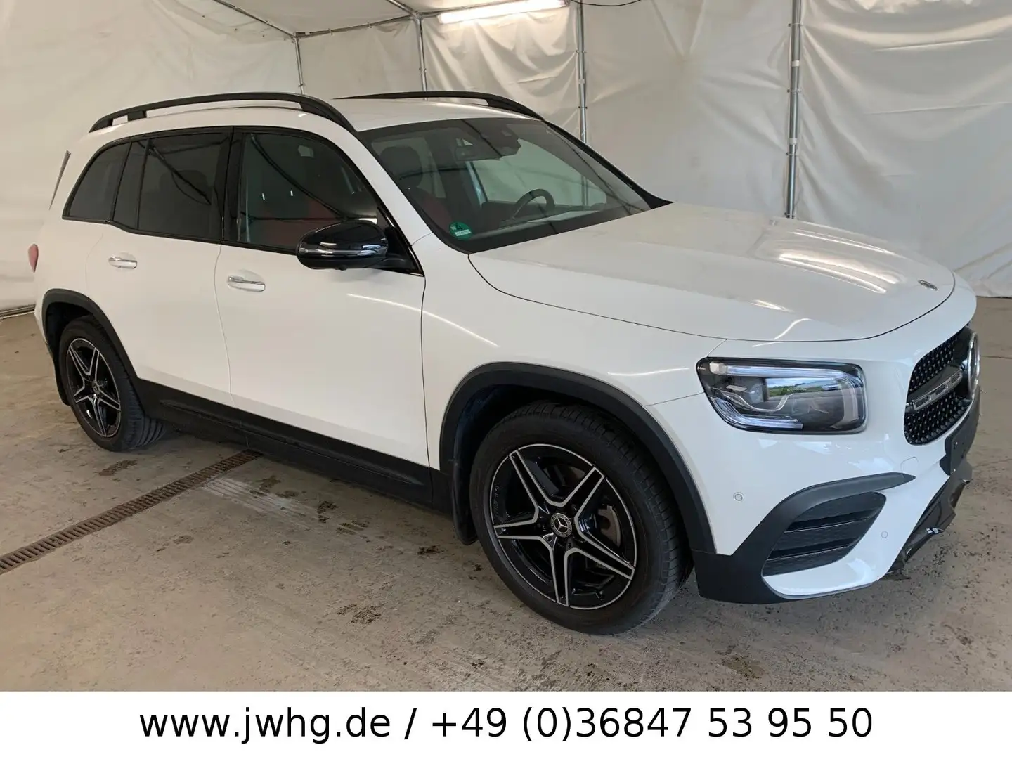 Mercedes-Benz GLB 220 4M 2x AMG Line Multib Widescr HeadUp 360 Weiß - 2