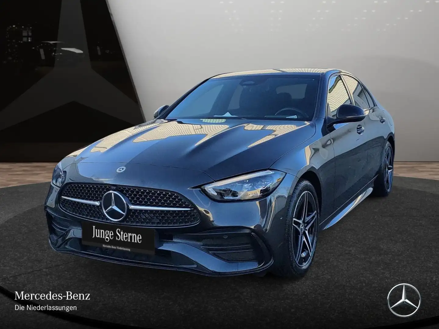 Mercedes-Benz C 300 e AMG+NIGHT+LED+KAMERA+KEYLESS+9G Grau - 2