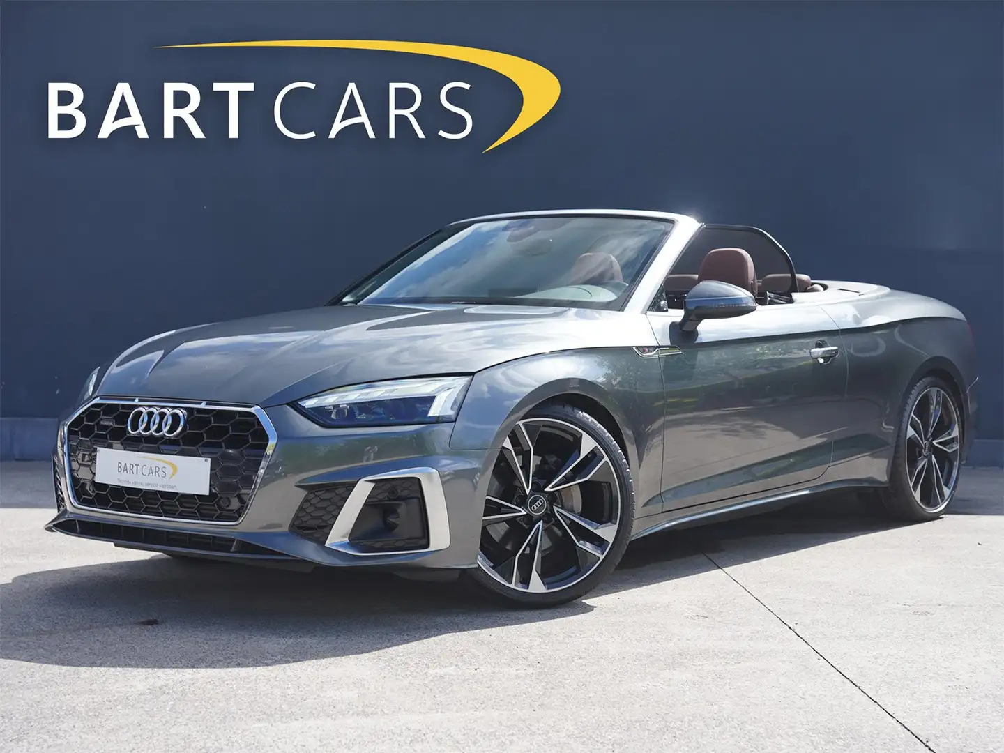 Audi A5 A5 Cabrio 40 TFSI quattro S tronic S line Gris - 1