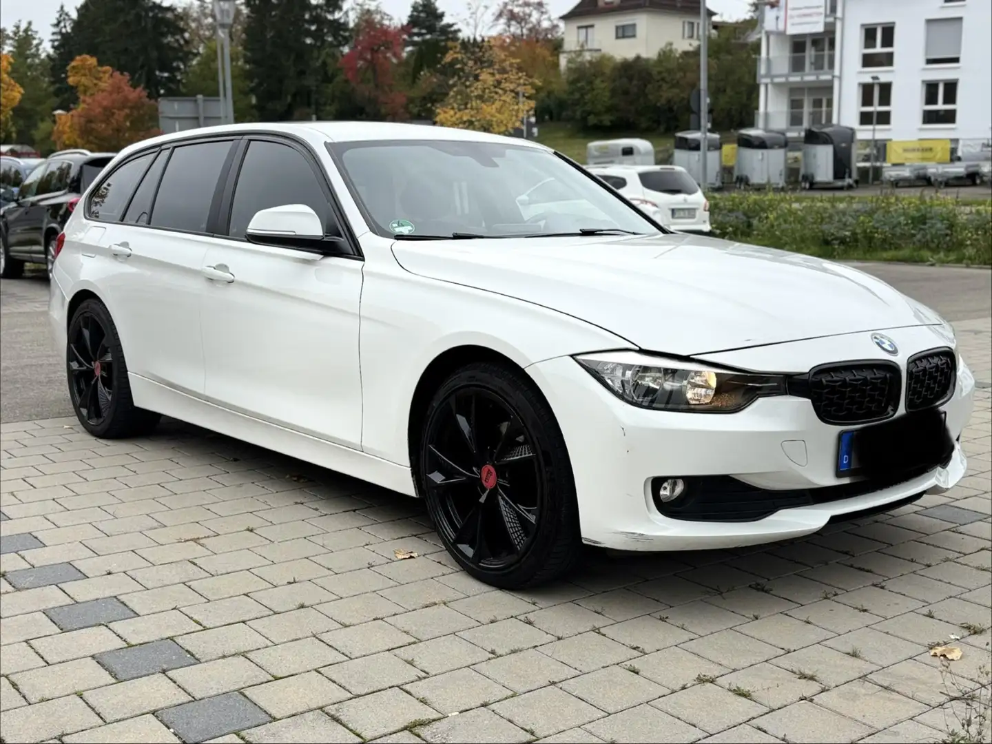 BMW 316 316 d AUTOMATIK KLIMA SHZ NAVI PDC TEMP ALU Weiß - 1