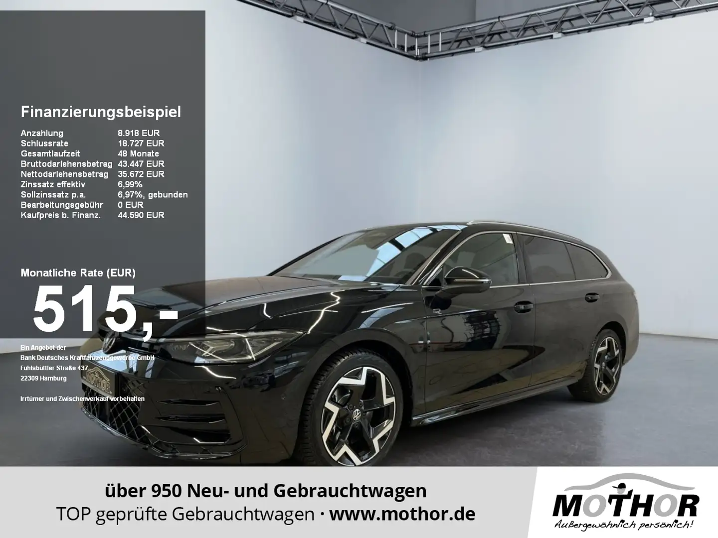 Volkswagen Passat Variant R-Line 2.0 TDI DSG 4Motion AHK ACC Schwarz - 1