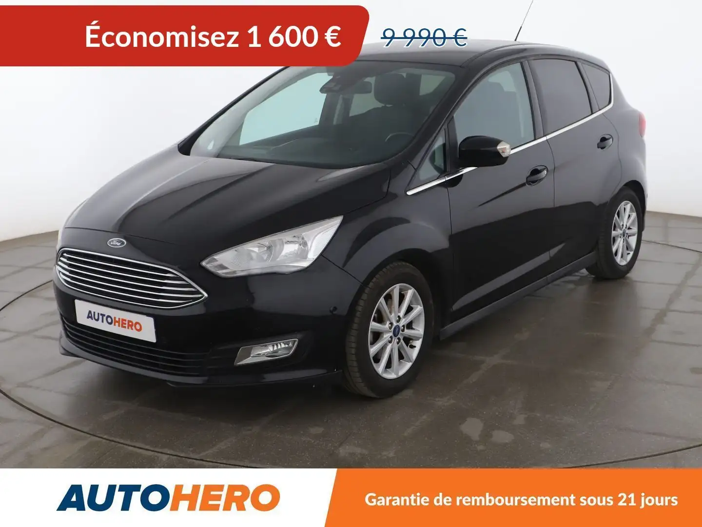 Ford C-Max 1.0 EcoBoost Titanium BV6 Noir - 1