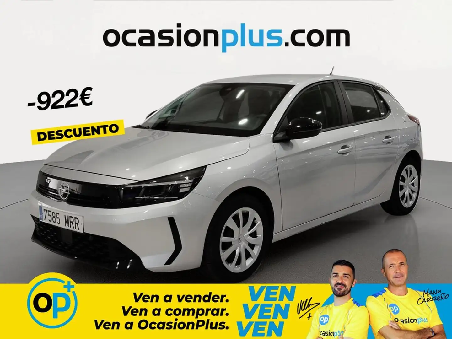 Opel Corsa 1.2 XEL S/S Edition 75 Gris - 1