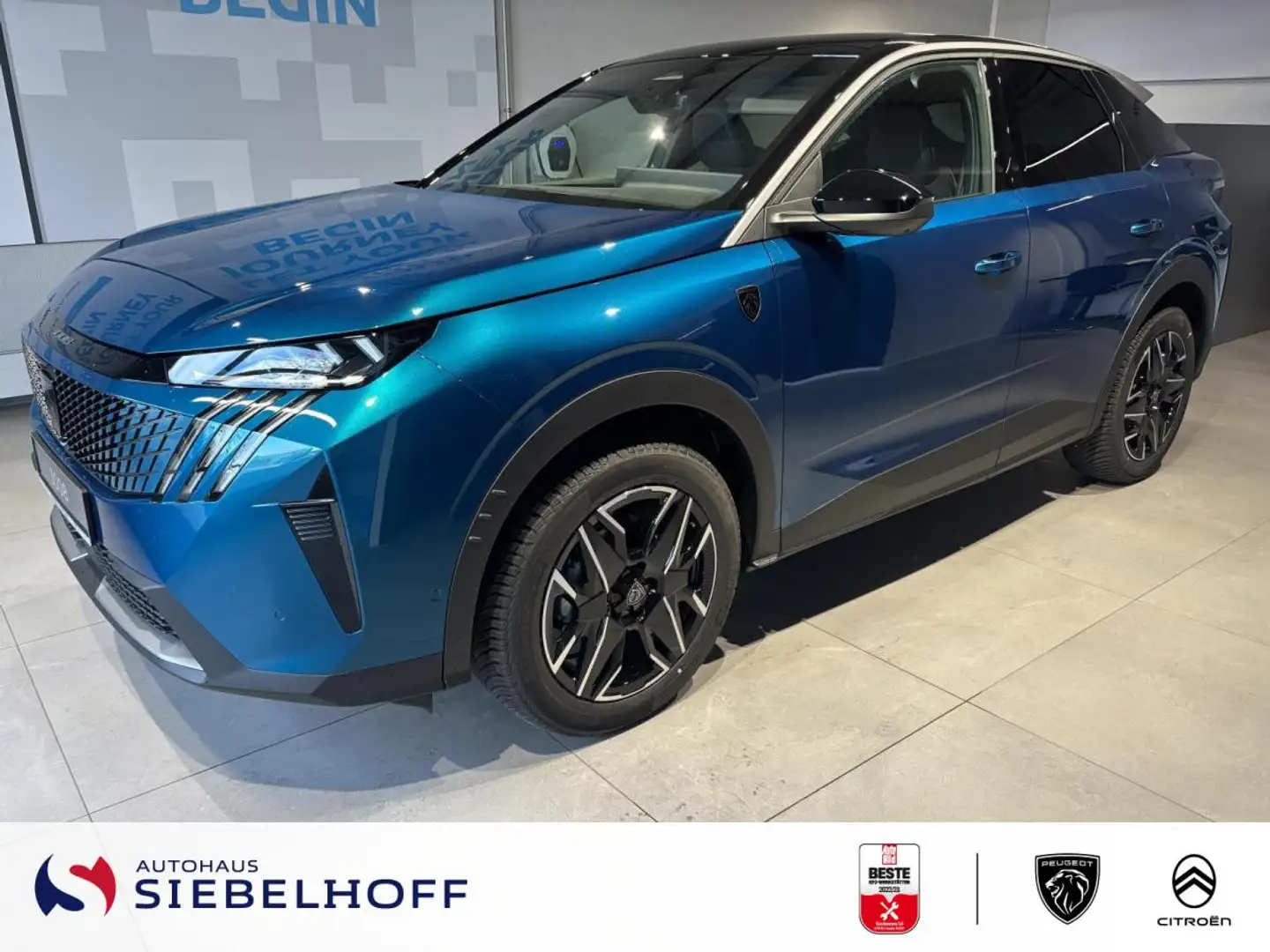 Peugeot 3008 GT HYBRID 145 e-DSC6 *Leder* Blau - 1