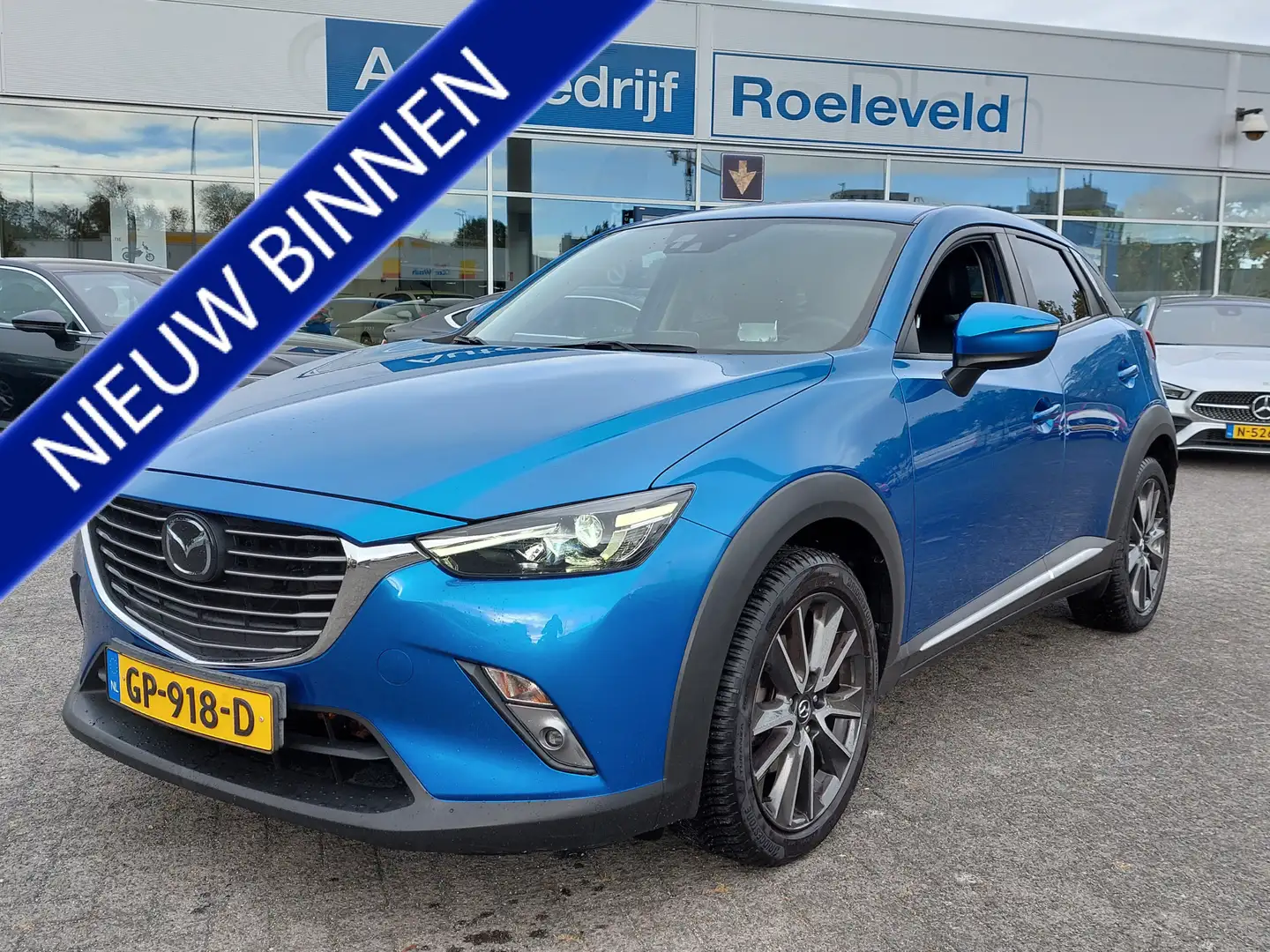 Mazda CX-3 2.0 SkyActiv-G 120pk GT-M | Origineel NL | Navi | Blauw - 1