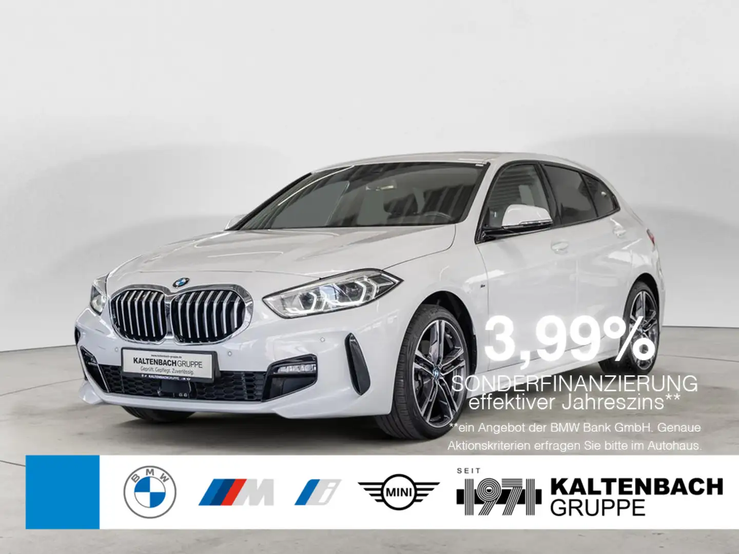 BMW 118 i M-Sportpaket LED AHK SPURHALTEASSISTENT Wit - 1