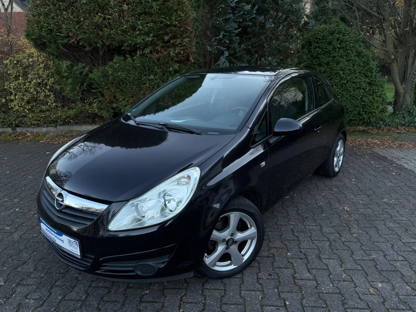 Opel Corsa D Edition *Inspektion + HU NEU* Zwart - 1