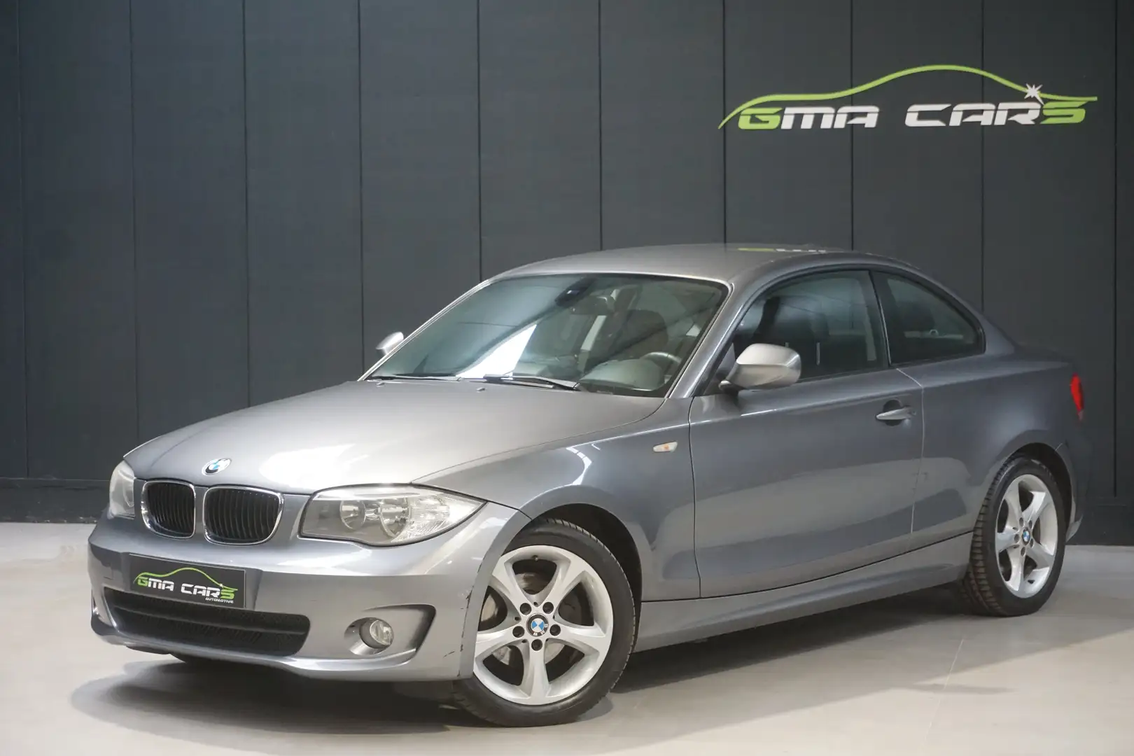 BMW 118 d Coupe Airco-Leder-PDC-Navi-130dkm-Garantie Gri - 1