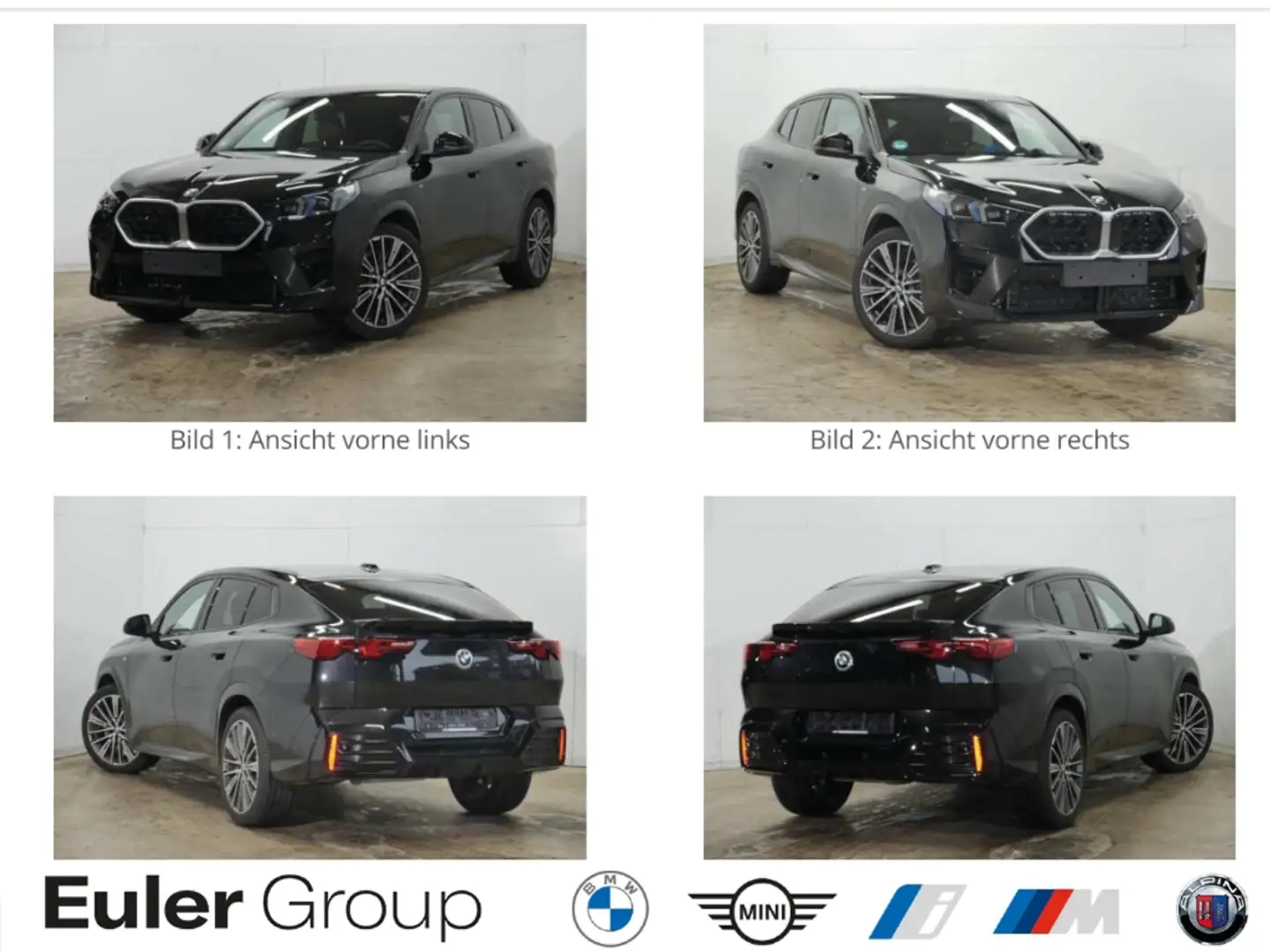 BMW X2 xDrive 20d A M-Sport Sportpaket HUD AD Navi Digita Schwarz - 1