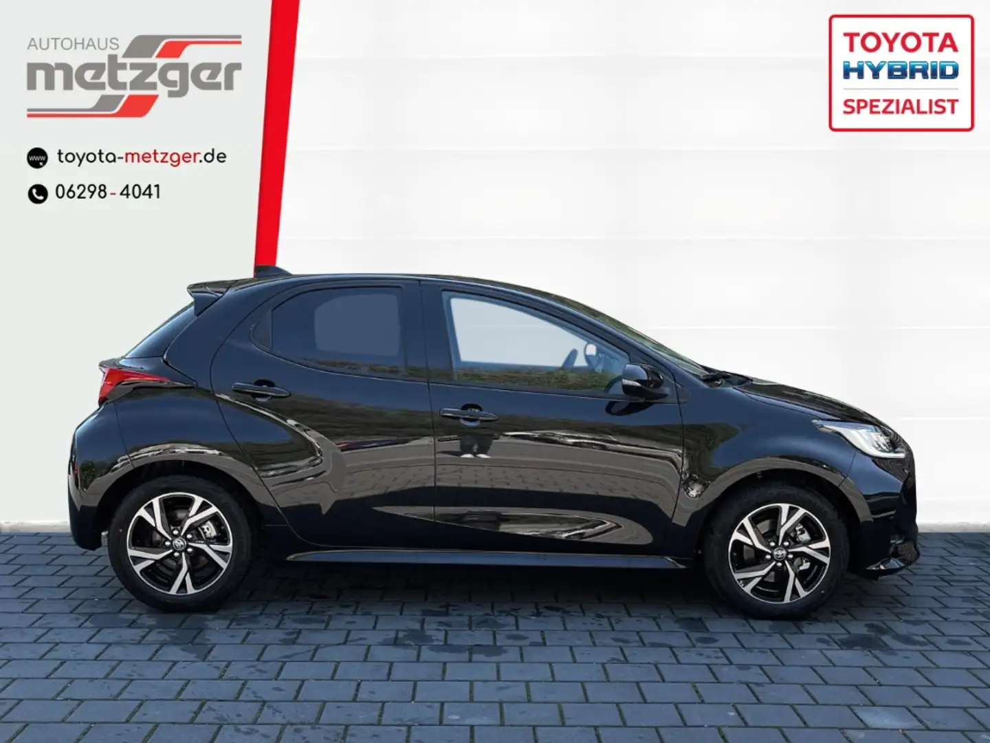 Toyota Yaris HYBRID Teamplayer +Kamera +LED-Scheinwerfer +Apple Schwarz - 2