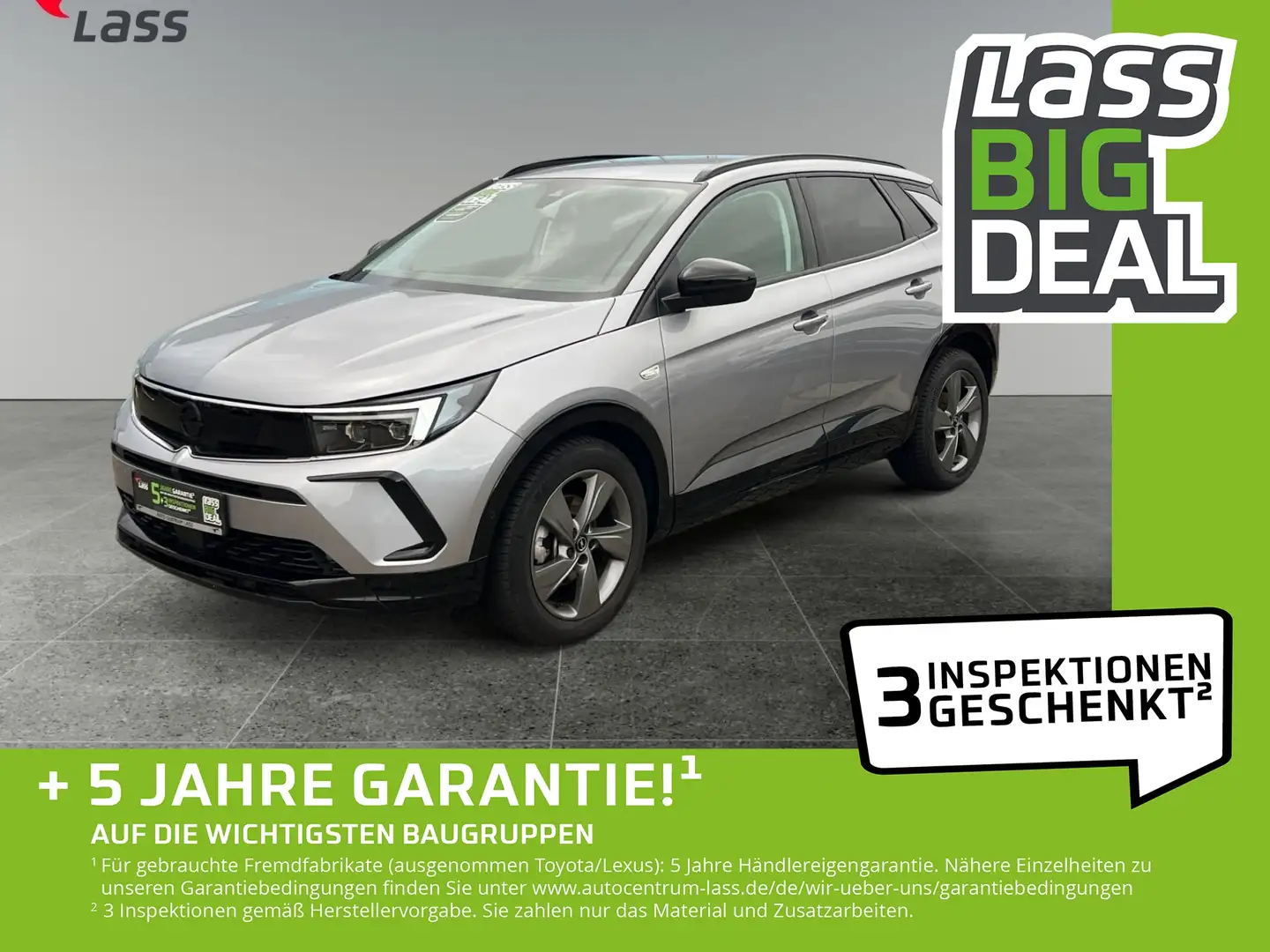 Opel Grandland 1.2 Turbo GS Line 2xKlima AUT Facelift Gris - 1