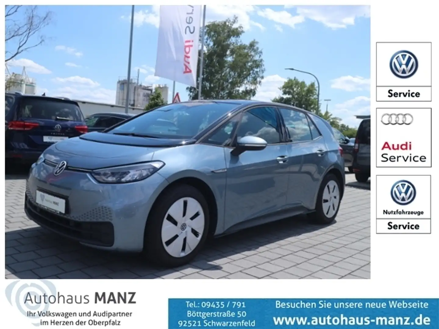 Volkswagen ID.3 150 kW Pro Performance Life KLIMA LED NAVI Bleu - 1