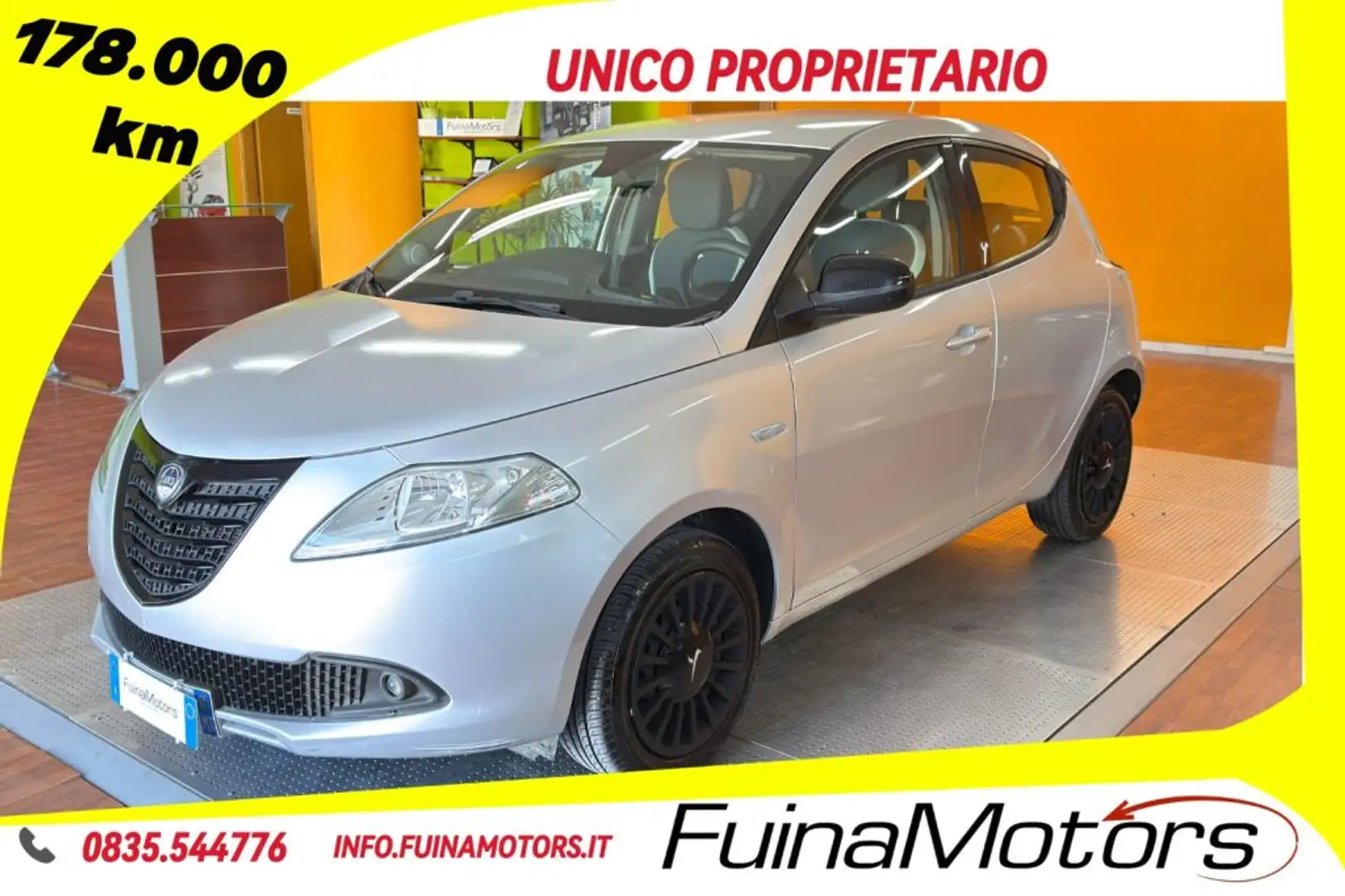 Lancia Ypsilon 1.3 MJT 16V 95 CV 5 porte S&S Elefantino Argento - 1