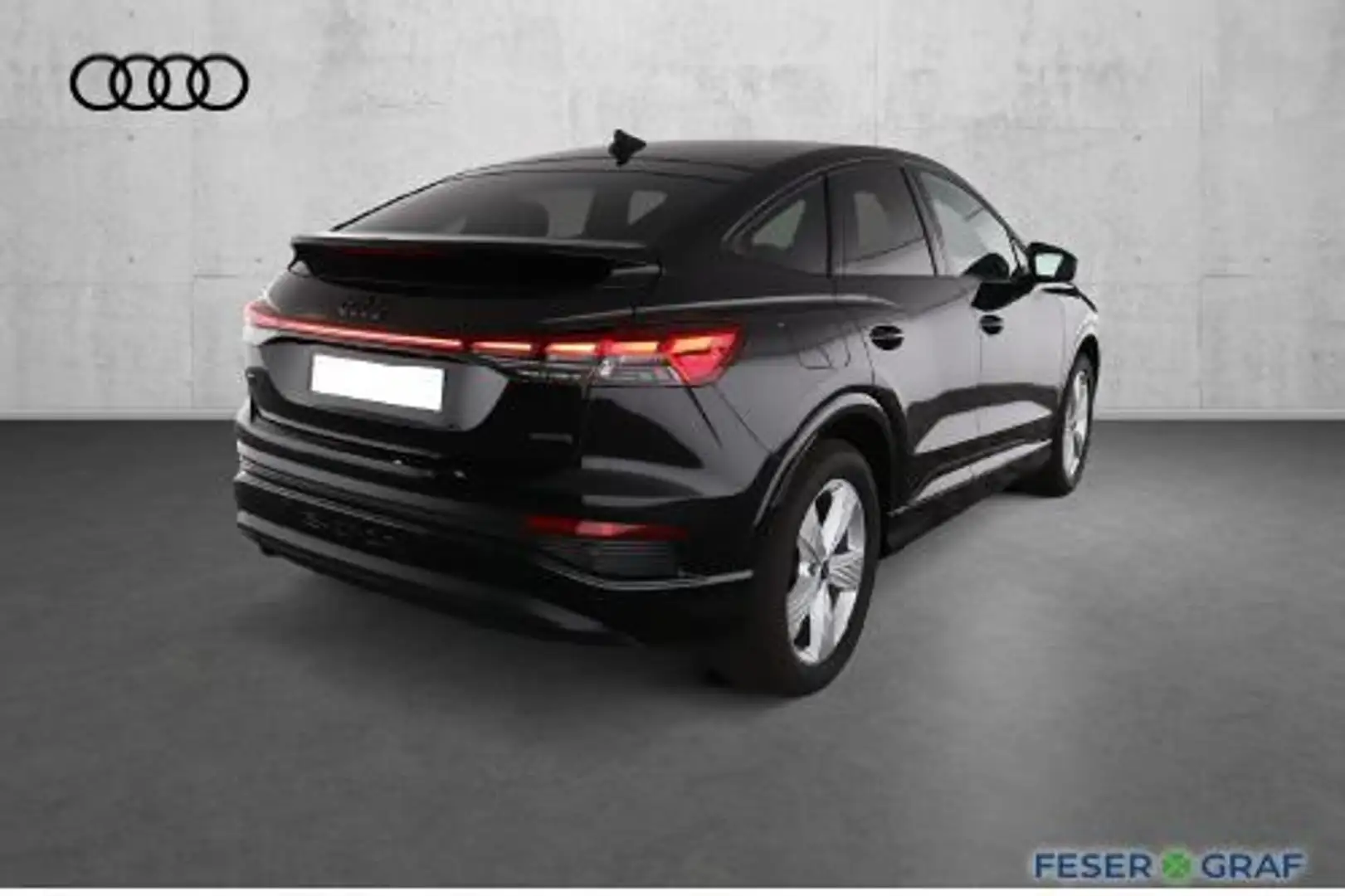 Audi Q4 e-tron Sportback 45 e-tron qu.S-line,Matrix,Navi Pro,AZV, Schwarz - 2