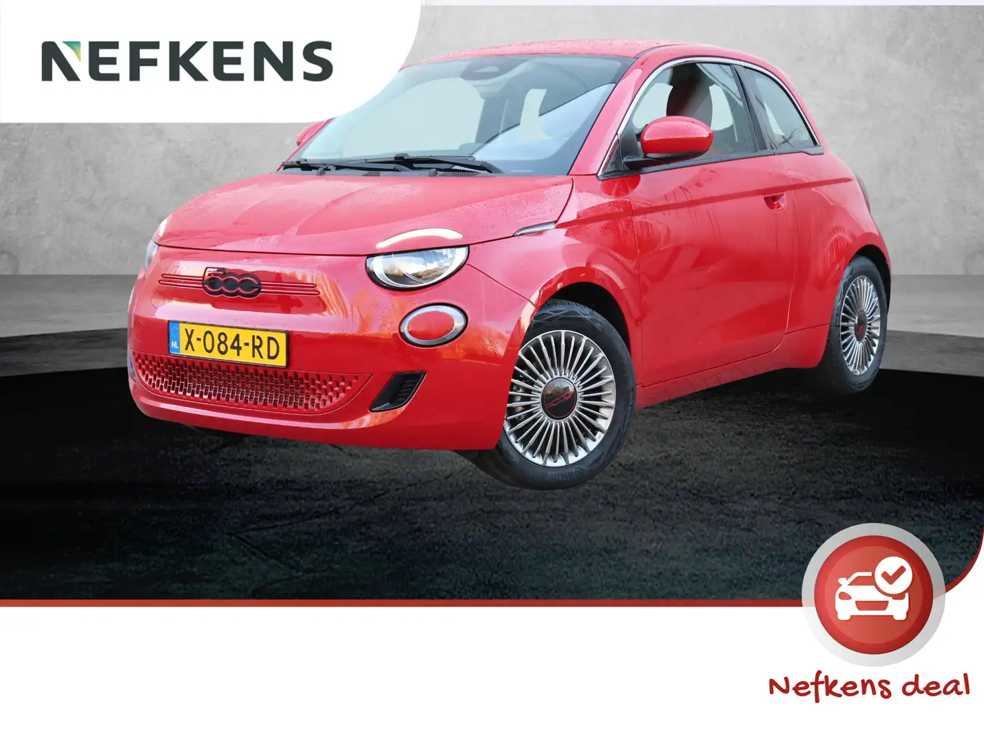 Fiat 500e Red 24kWh | 1ste eigenaar | Camera | Climate | App Rood - 1
