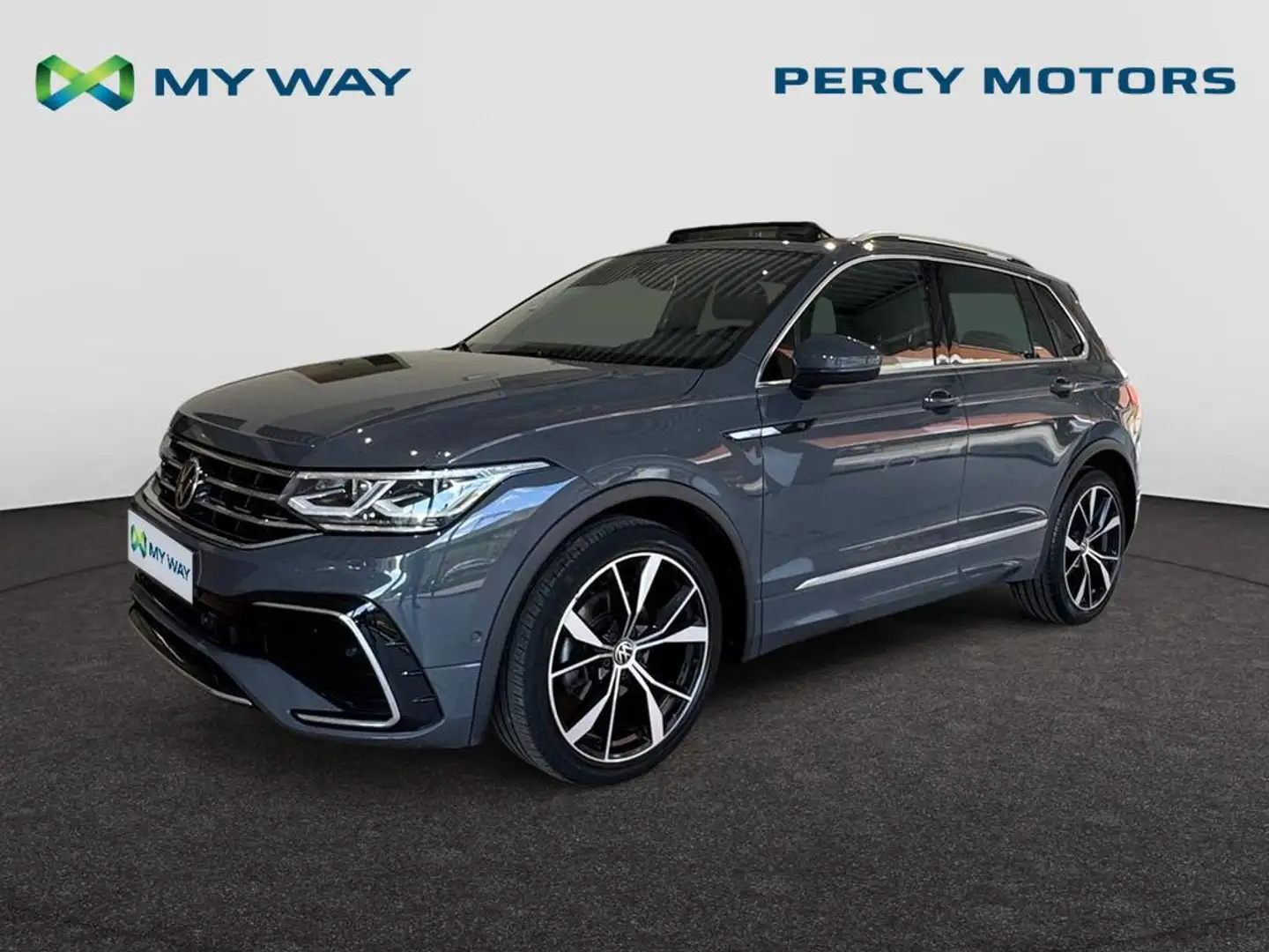 Volkswagen Tiguan Platinum 1.5 TSI ACT OPF 110 kW (150 ch) 7 vitesses DSG Gris - 1