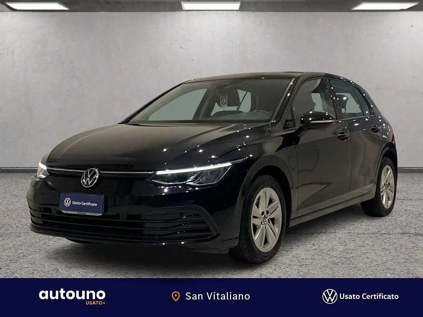 Volkswagen Golf VIII 2020 Golf 1.0 etsi evo Life 110cv dsg Nero - 1