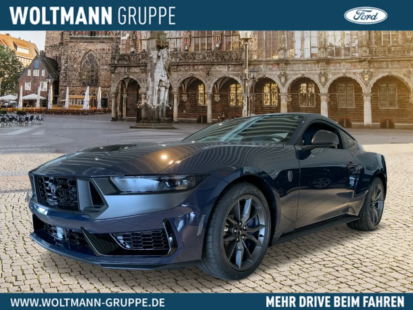 Ford Mustang Dark Horse Fastback 5.0  V8 453PS Brembo Recaro Blau - 1