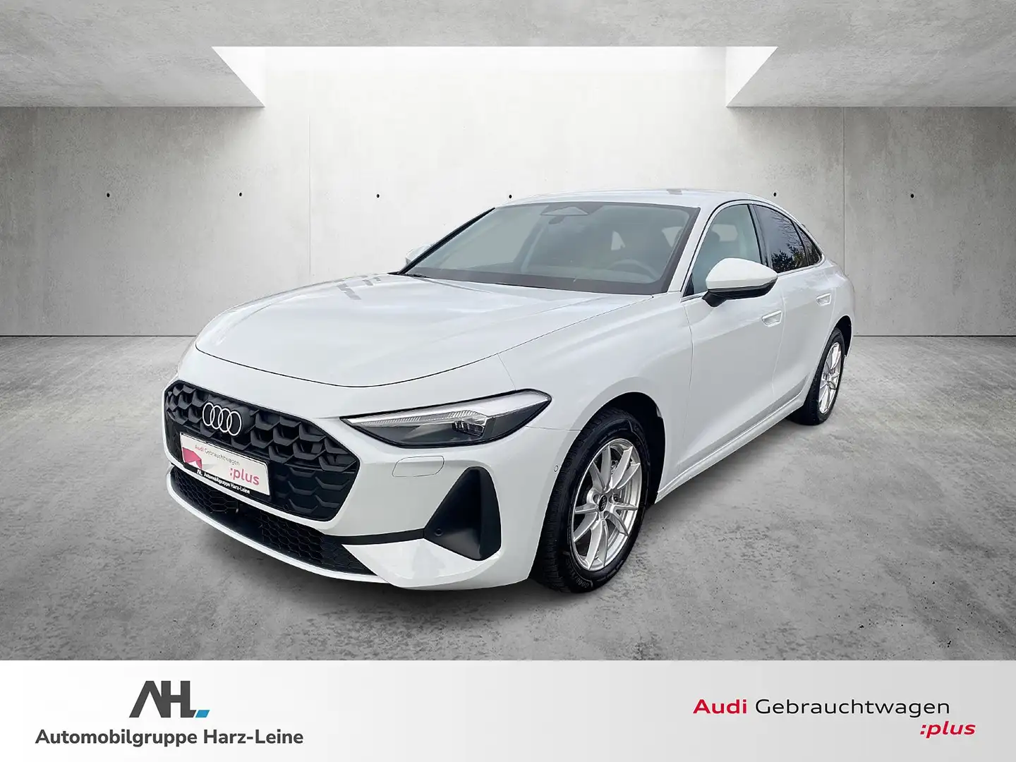 Audi A5 Lim. TDI S-tronic LED Navi ACC RFK Leder Sportsitz Weiß - 1