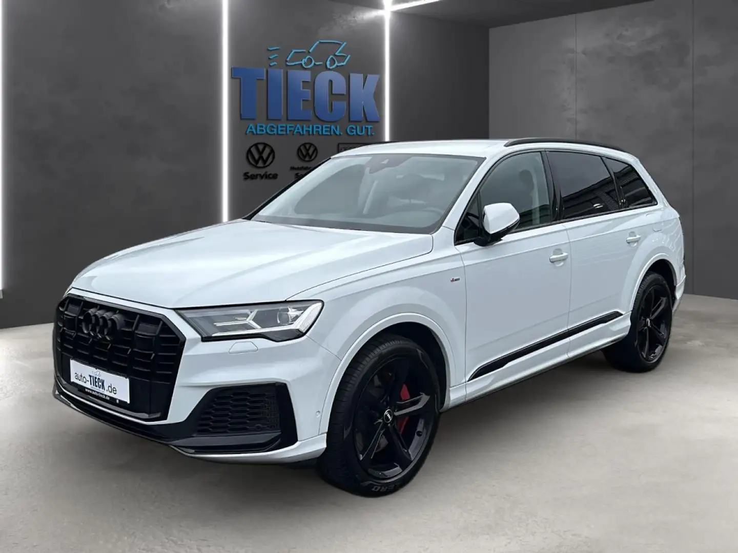 Audi Q7 55 TFSIe quattro 280 kW S line ACC Navi 21 LM Weiß - 2