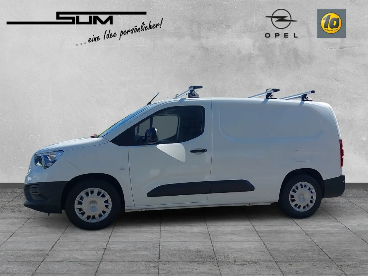 Opel Combo E Cargo-e Edition XL Rückfahrkam..Klima ZV Außensp Blanc - 2
