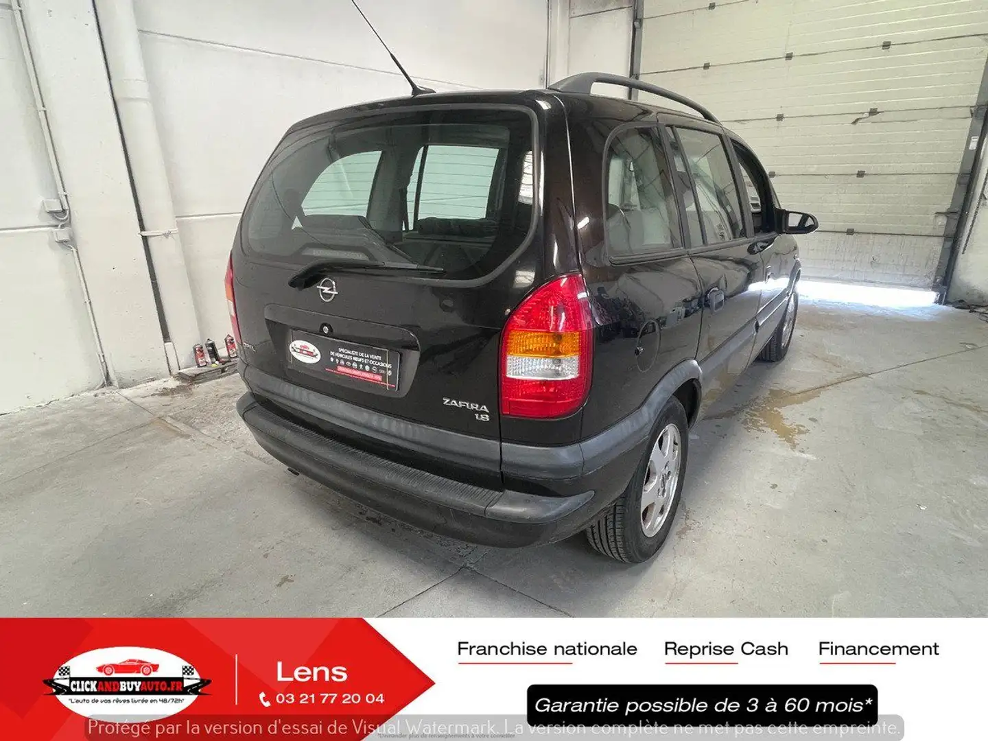 Opel Zafira 1.8 125CV ELEGANCE BOITE AUTO / 7 PLACES / TOIT OU Nero - 2