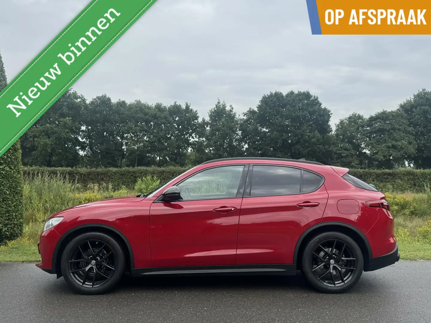 Alfa Romeo Stelvio 2.0t Q4 Veloce 310pk, pano, 84dkm, TOP!! Rood - 1