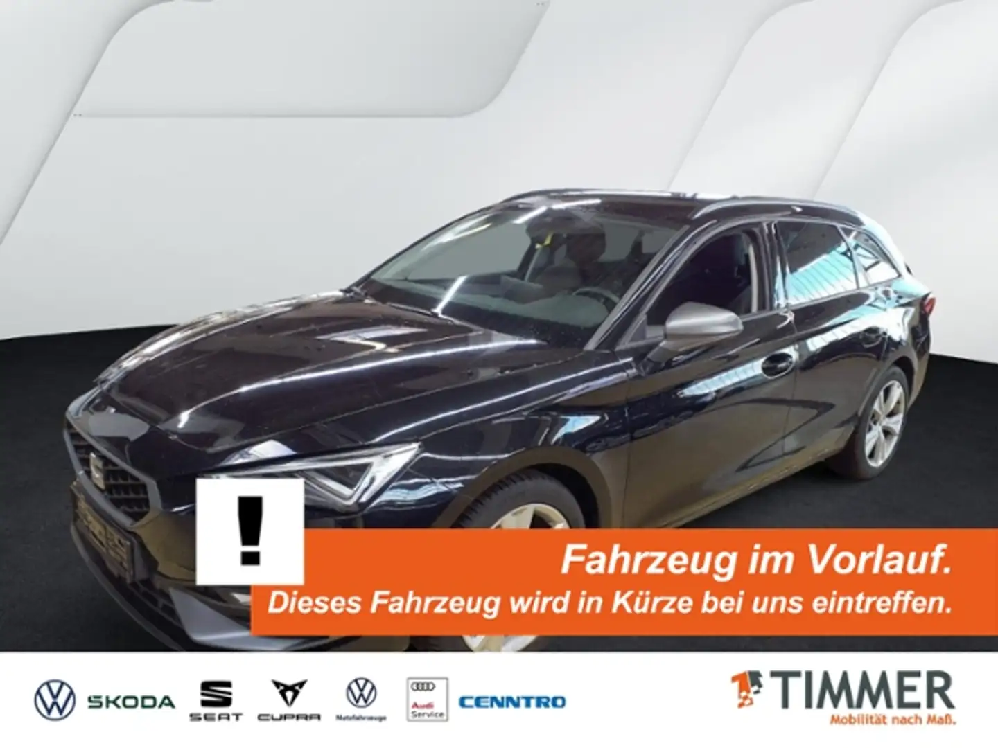 SEAT Leon ST 1.5 eTSI DSG FR *MATRIX*ACC*RFK*NAVI*SHZ*KESSY* Schwarz - 1