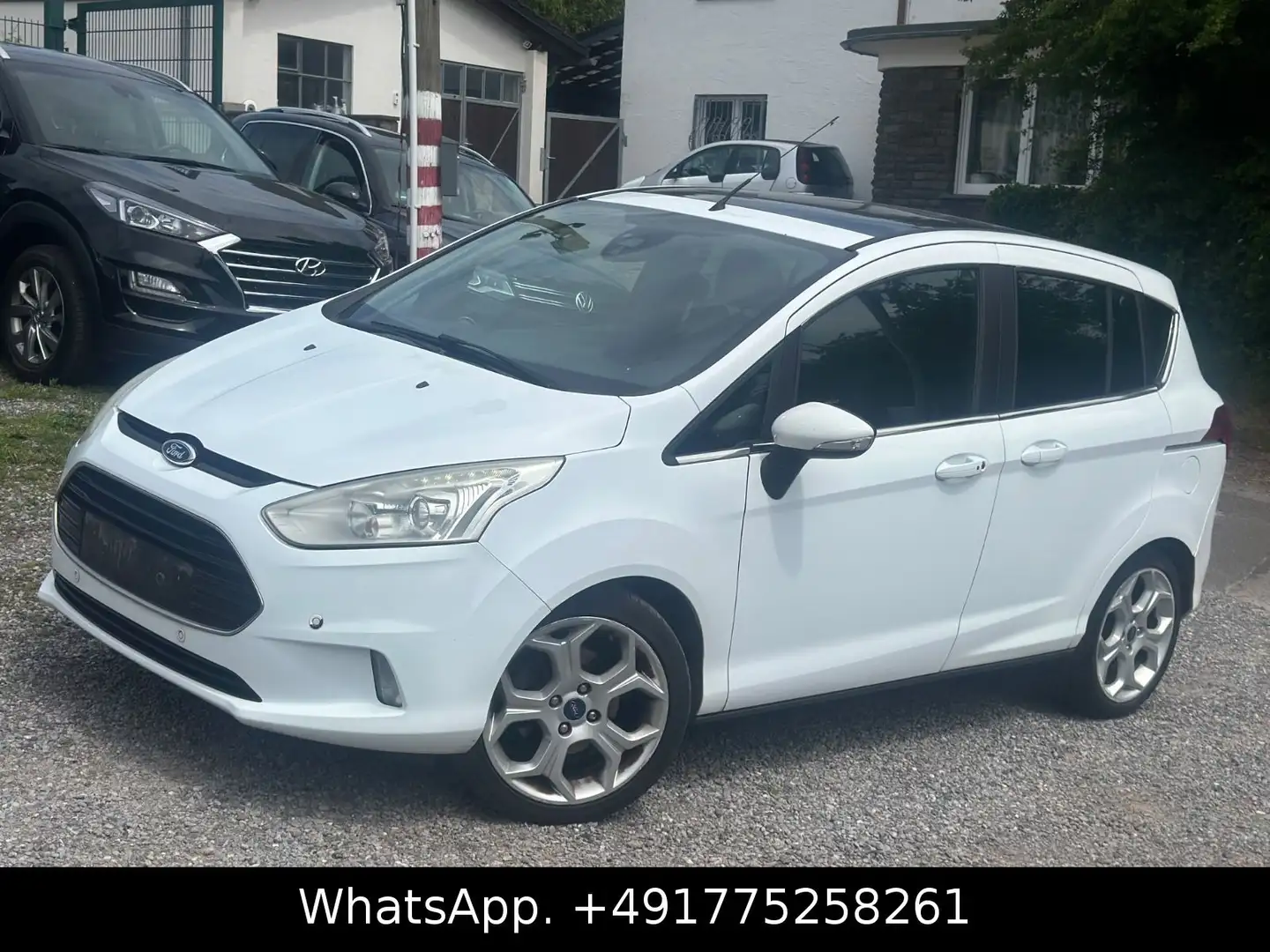 Ford B-Max B-MAX Titanium 1.6 Leder,Pano, Klima,Euro5 Weiß - 1