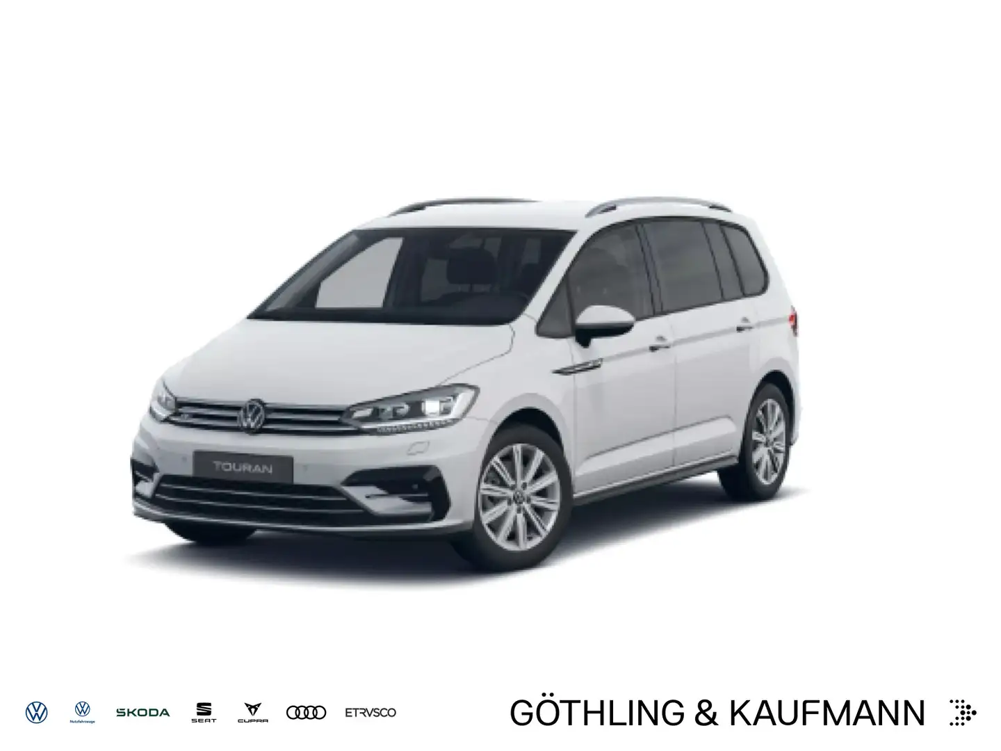 Volkswagen Touran Touran R-Line 1.5 TSI DSG*NAVI*KAM*LED*IQ Weiß - 1