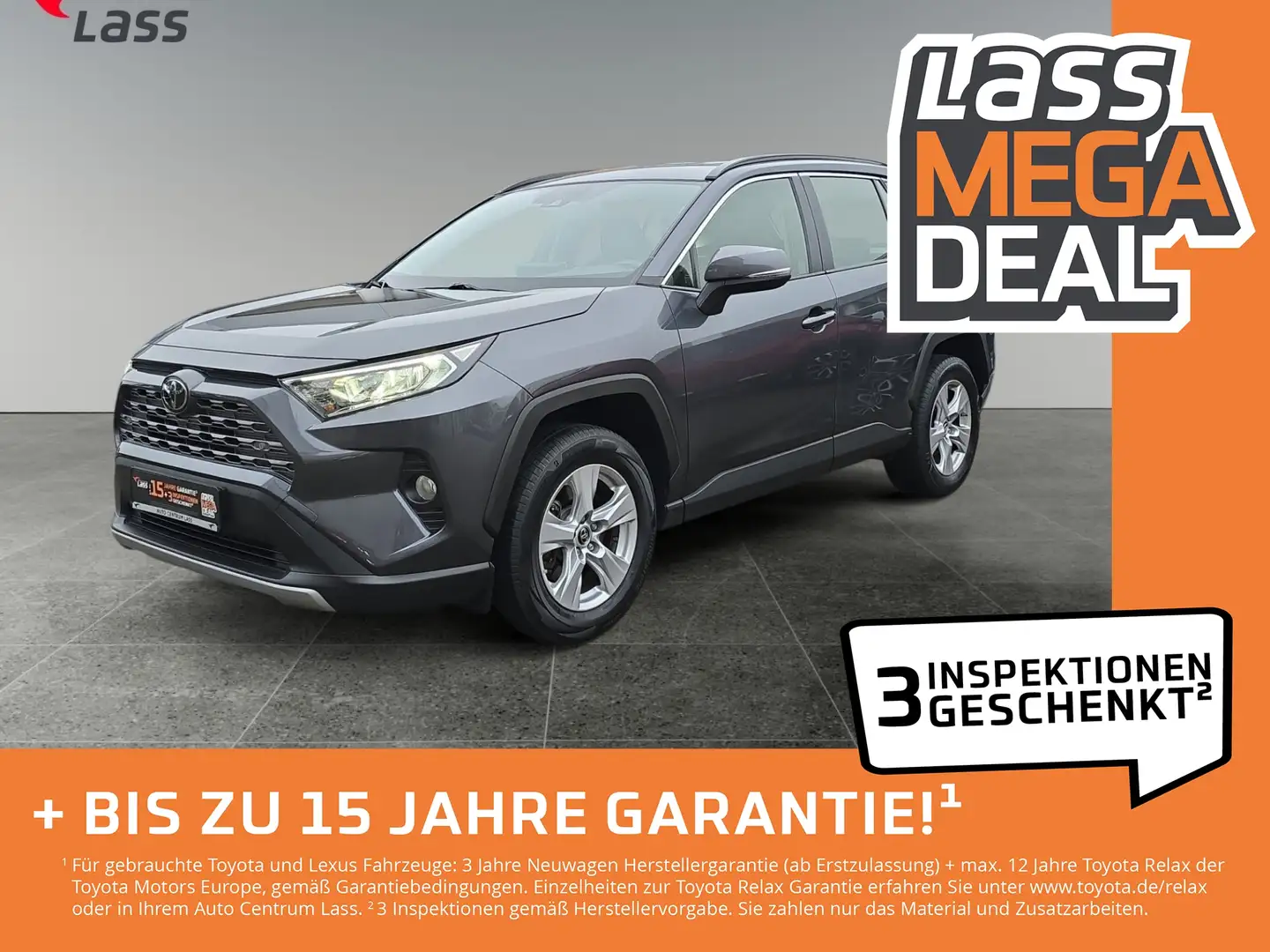 Toyota RAV 4 RAV4 2.0 Comfort +Kamera+LED+PDC+Klimaautomatik+ Grau - 1
