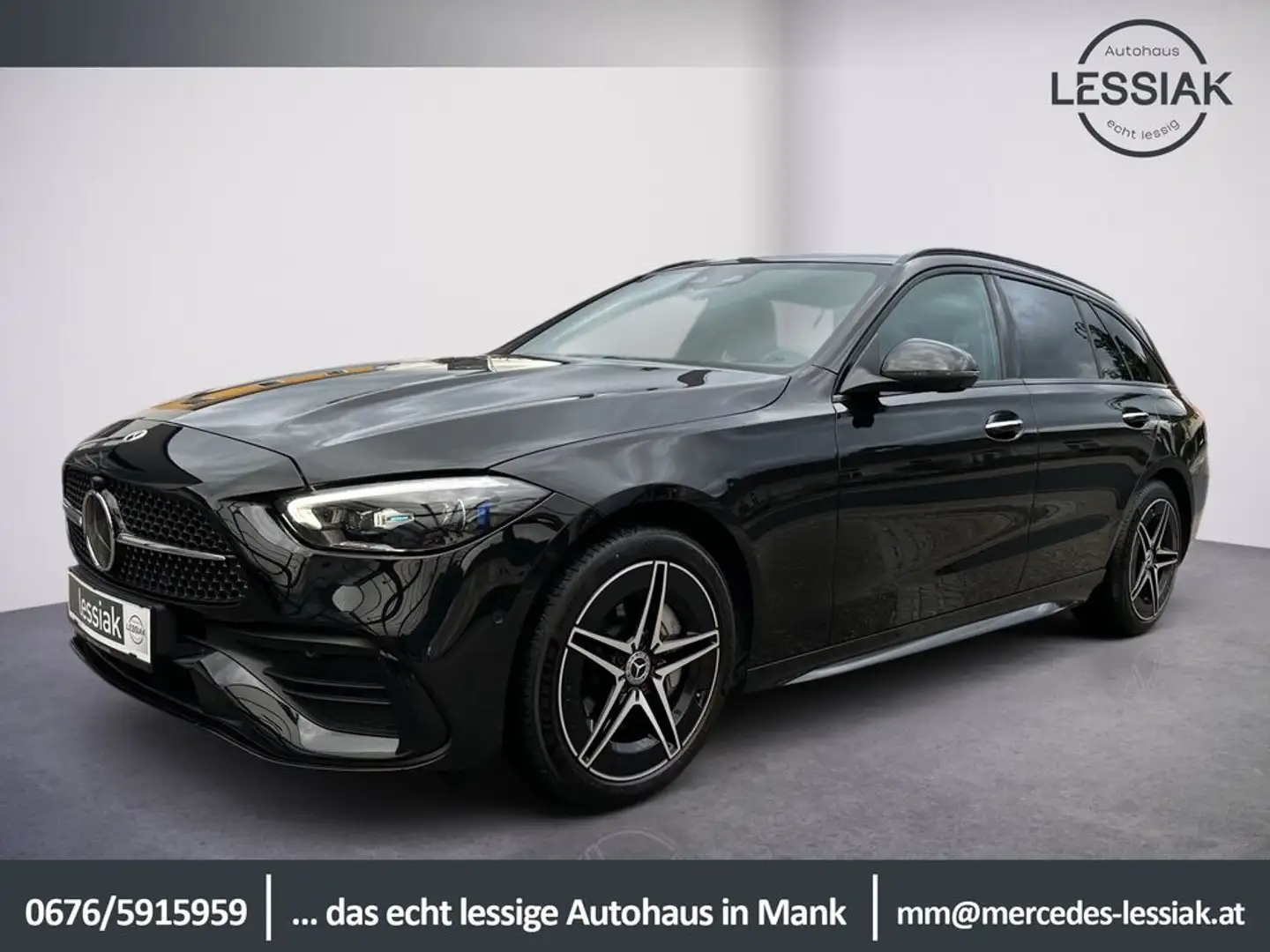 Mercedes-Benz C 300 T de 4M | AMG | Night | Premium Plus usw. Schwarz - 1