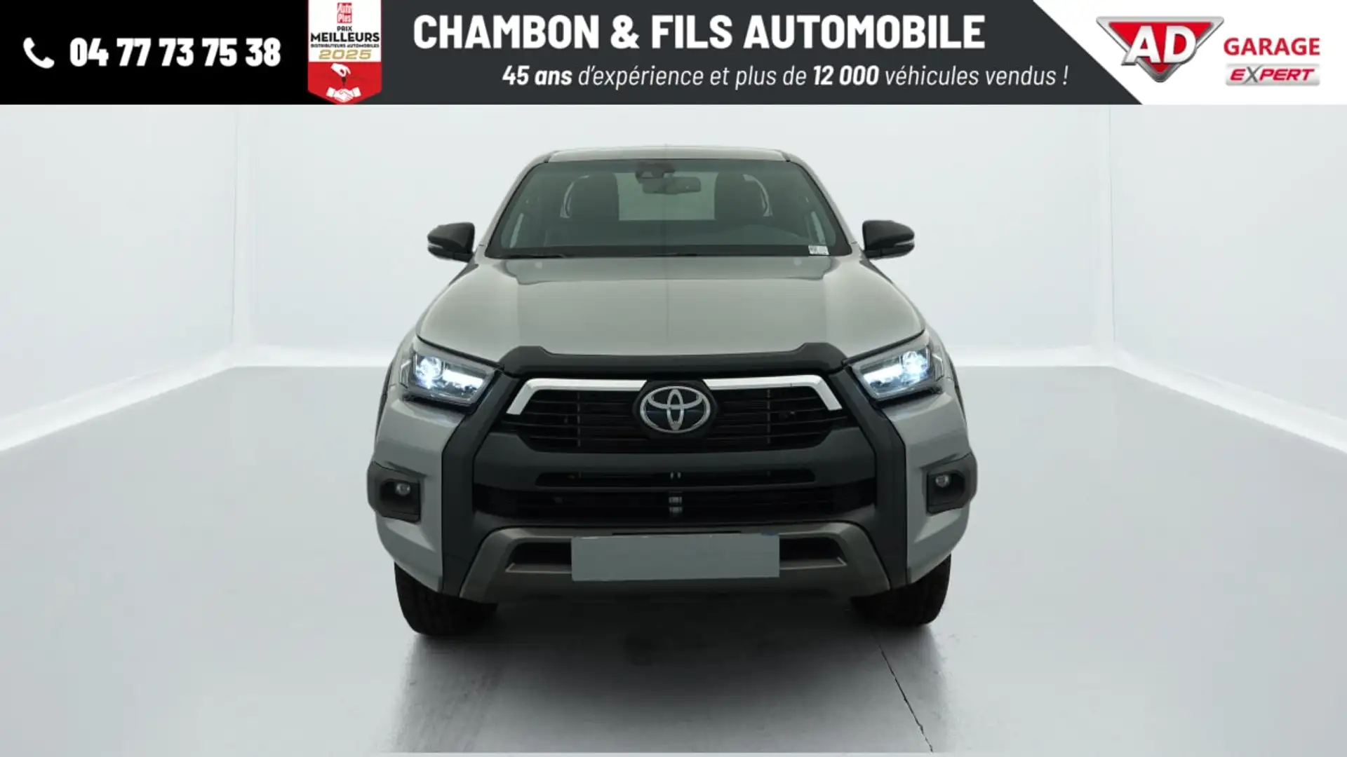 Toyota Hilux X-TRA CABINE CAB 4WD 2.8L 204 D-4D BVA INVINCIBLE Gris - 2