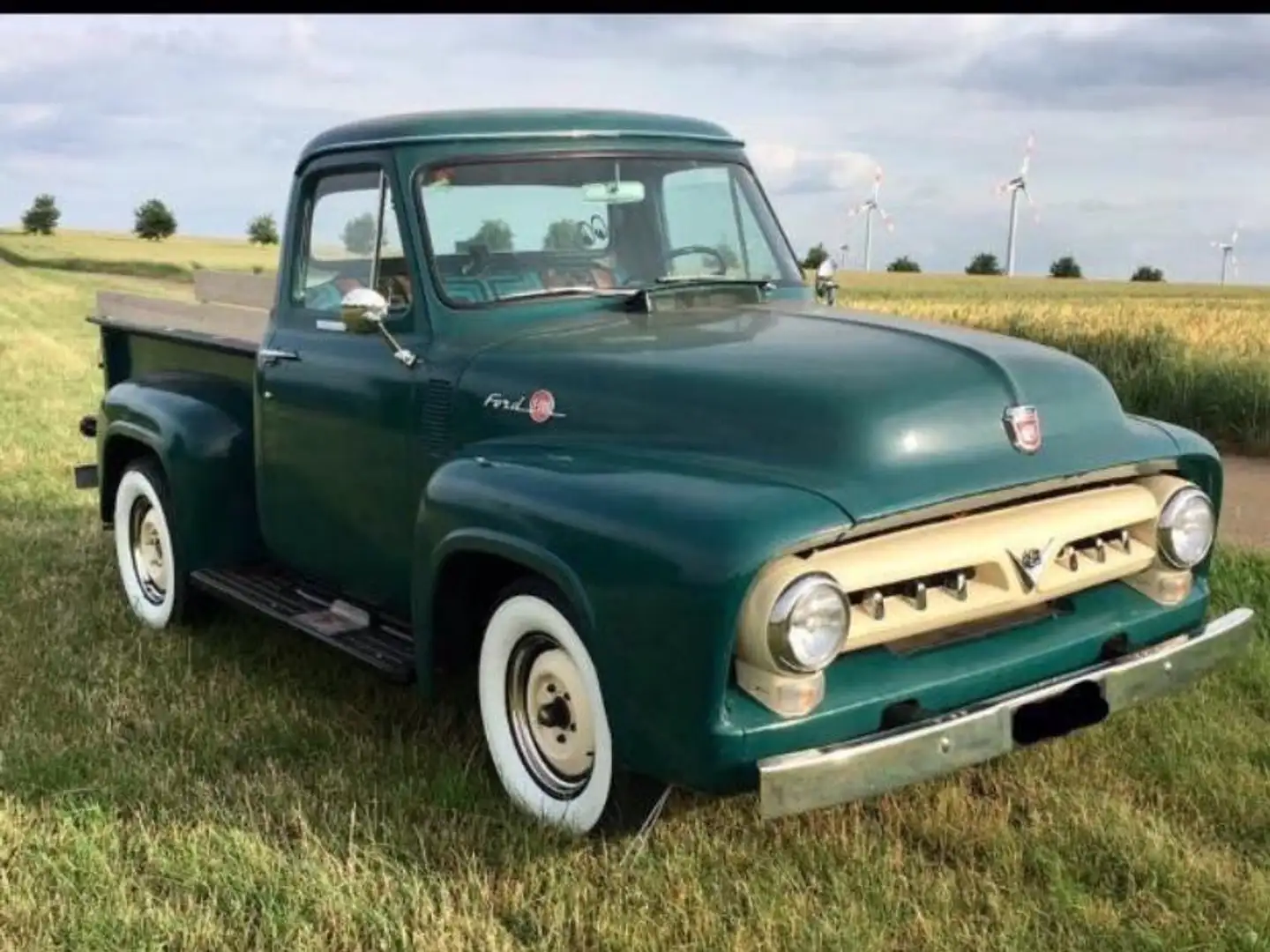 Ford F 100 Custom Cab Verde - 1