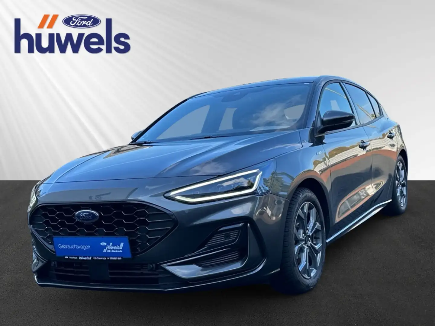 Ford Focus ST-Line X 1.0 Ecoboost +RFK+LED+PANO+PDC+M&S+NAVI+ Gris - 1