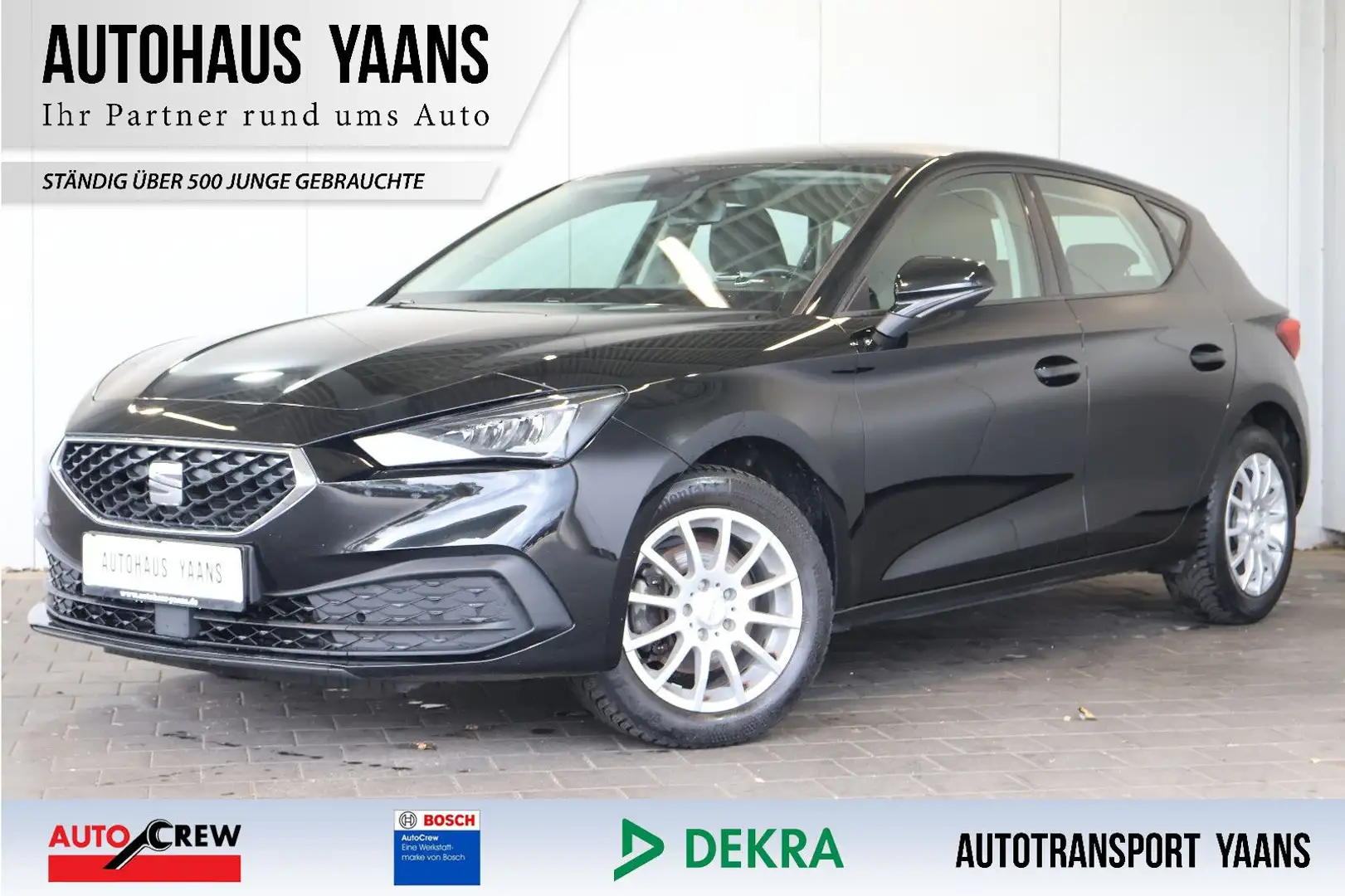 SEAT Leon 2.0 TDI Reference AID+LANE+LED+CARPLAY Noir - 1