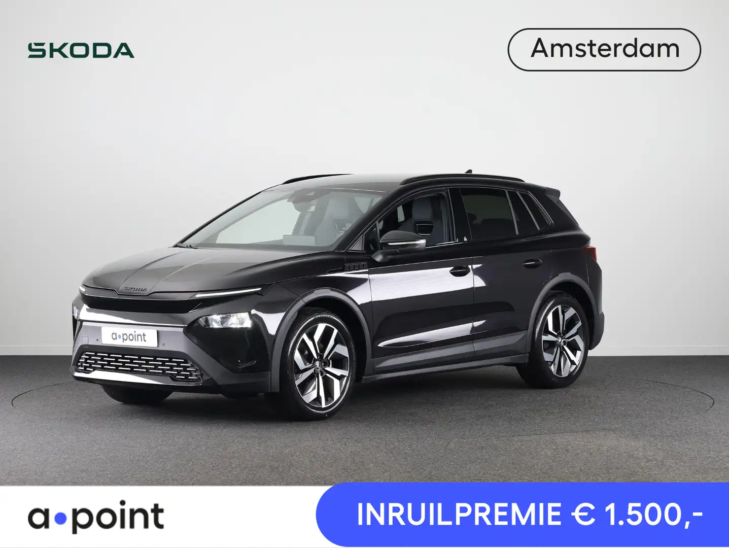 Skoda Elroq 60 Sportline 204 pk Zwart - 1