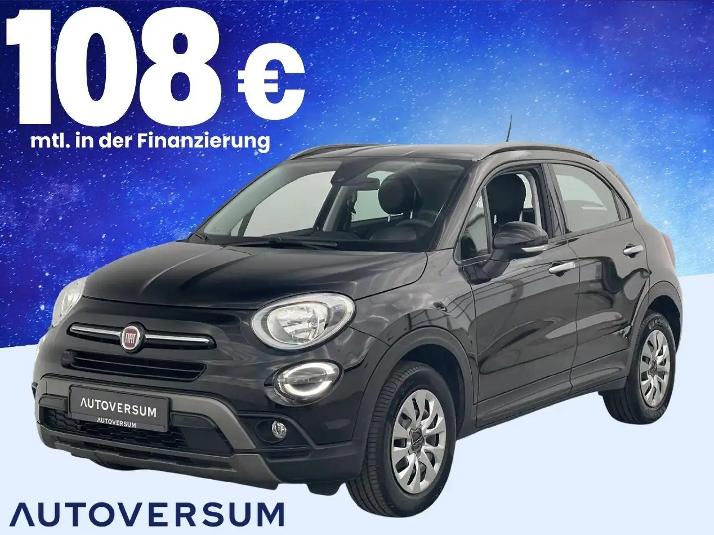 Fiat 500X Cross TEMP*PARK*CARPLAY*DAB*ISO* Schwarz - 1