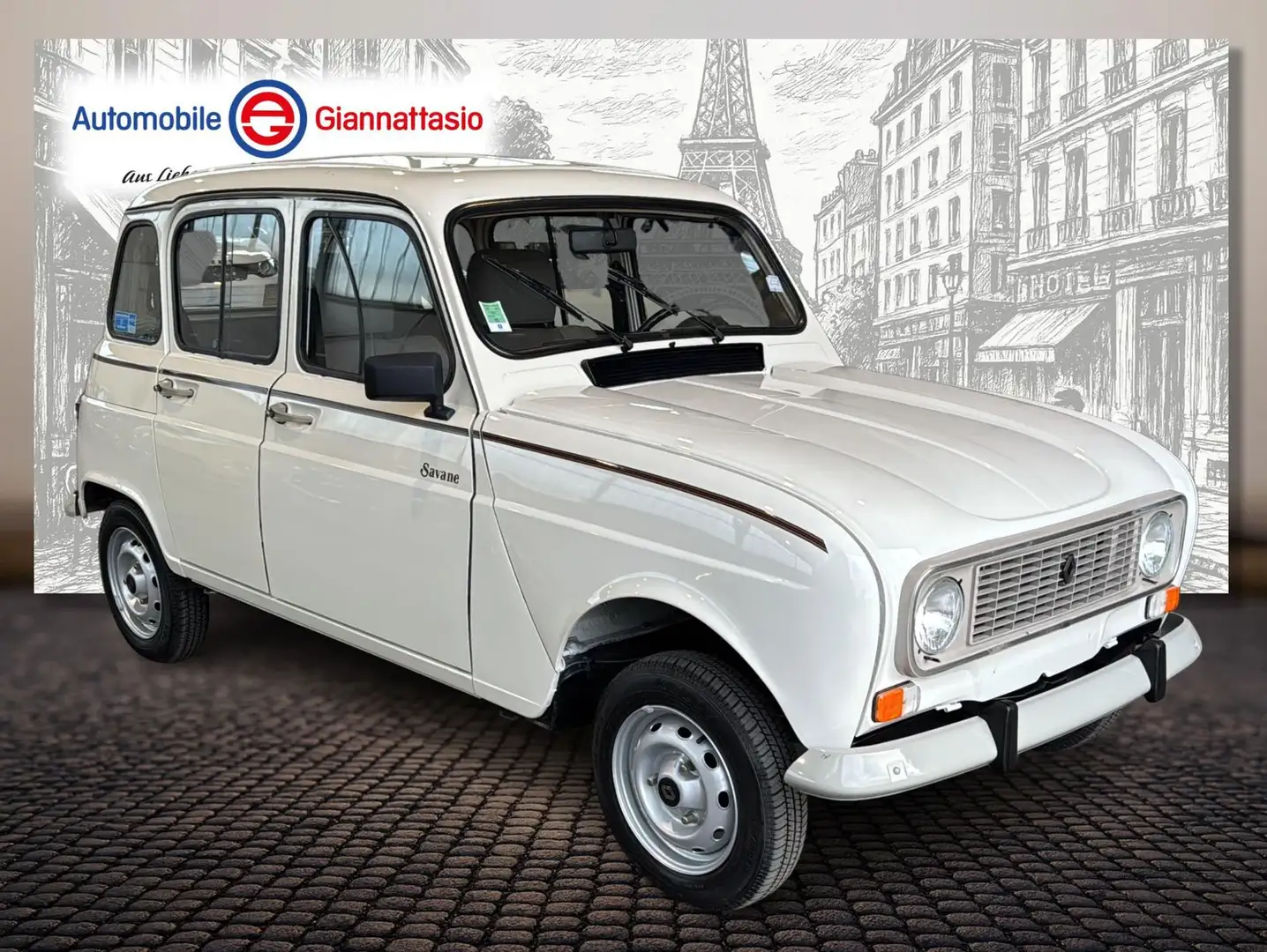 Renault R 4 R4 Savane 1.Hand 17922km Wit - 2