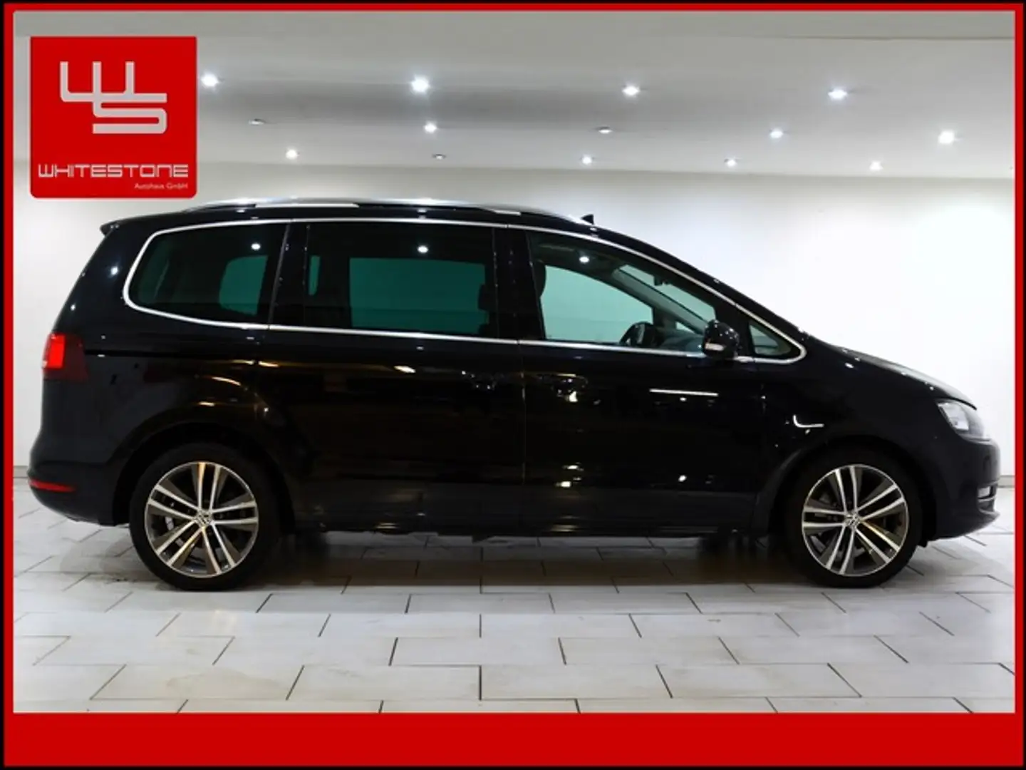 Volkswagen Sharan 2.0 TSI Highline LED ACC Pano Navi Leder Schwarz - 2