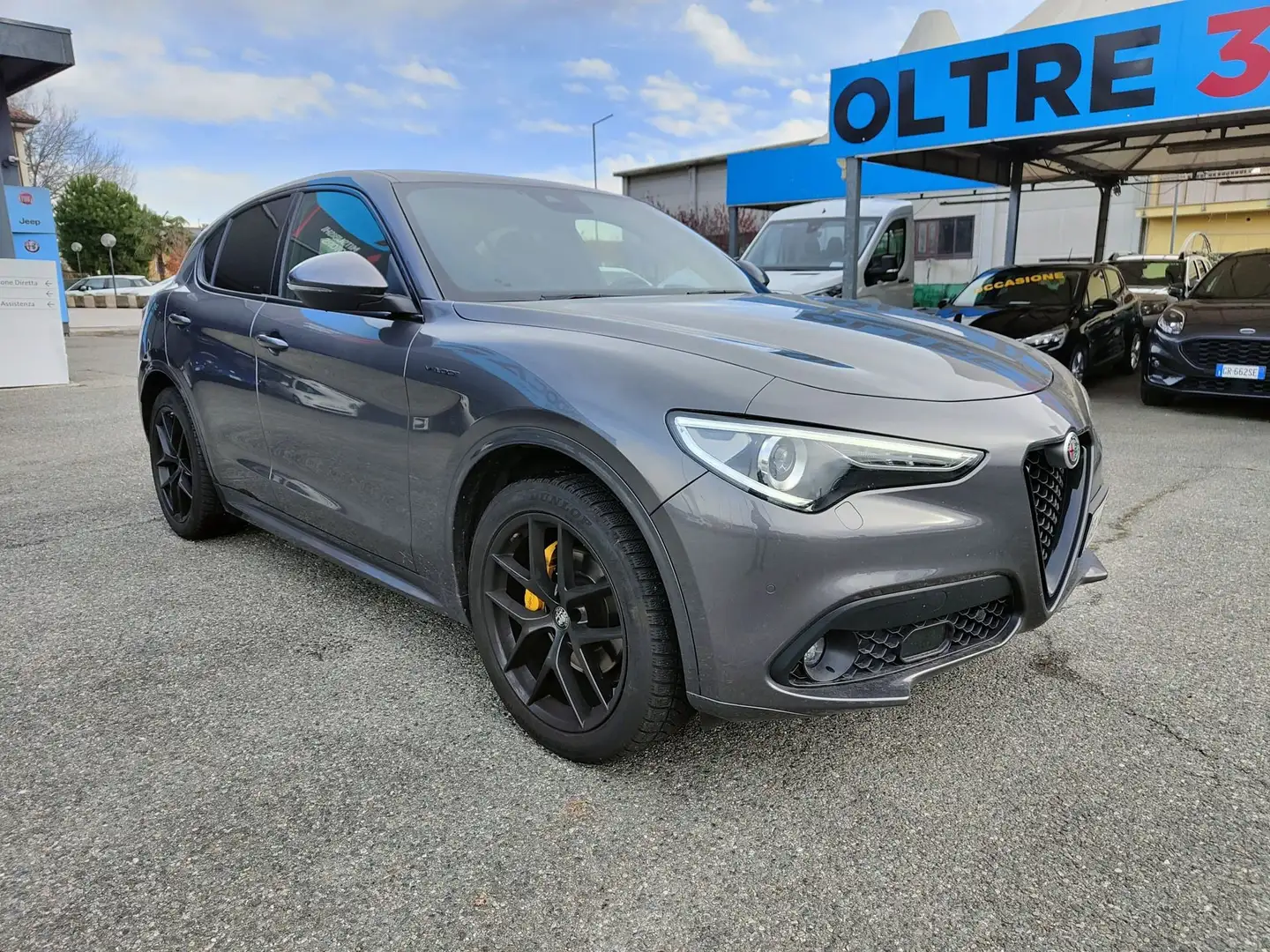 Alfa Romeo Stelvio 2.2 Turbodiesel 210 CV AT8 Q4 Veloce Grigio - 2