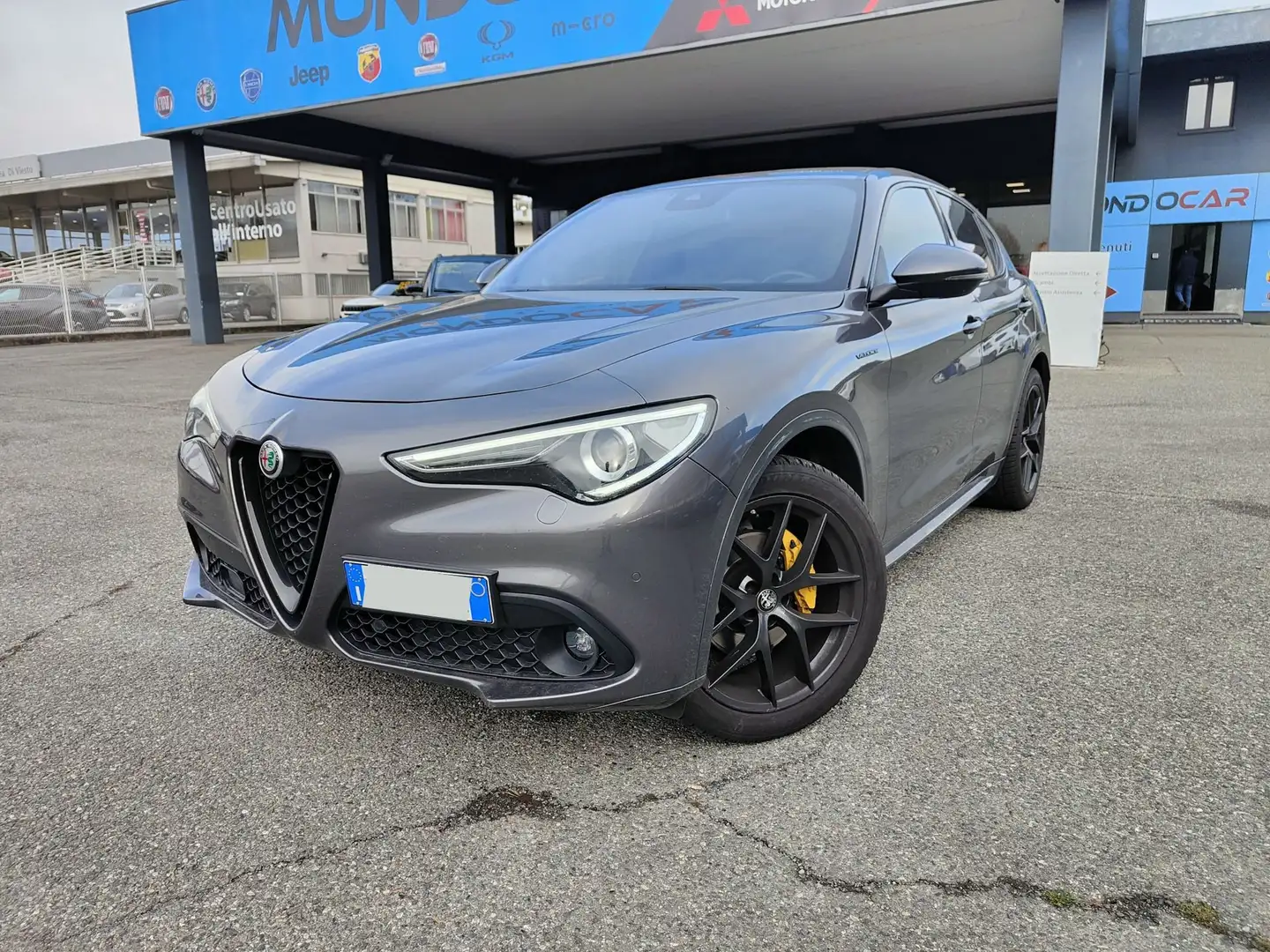 Alfa Romeo Stelvio 2.2 Turbodiesel 210 CV AT8 Q4 Veloce Grigio - 1