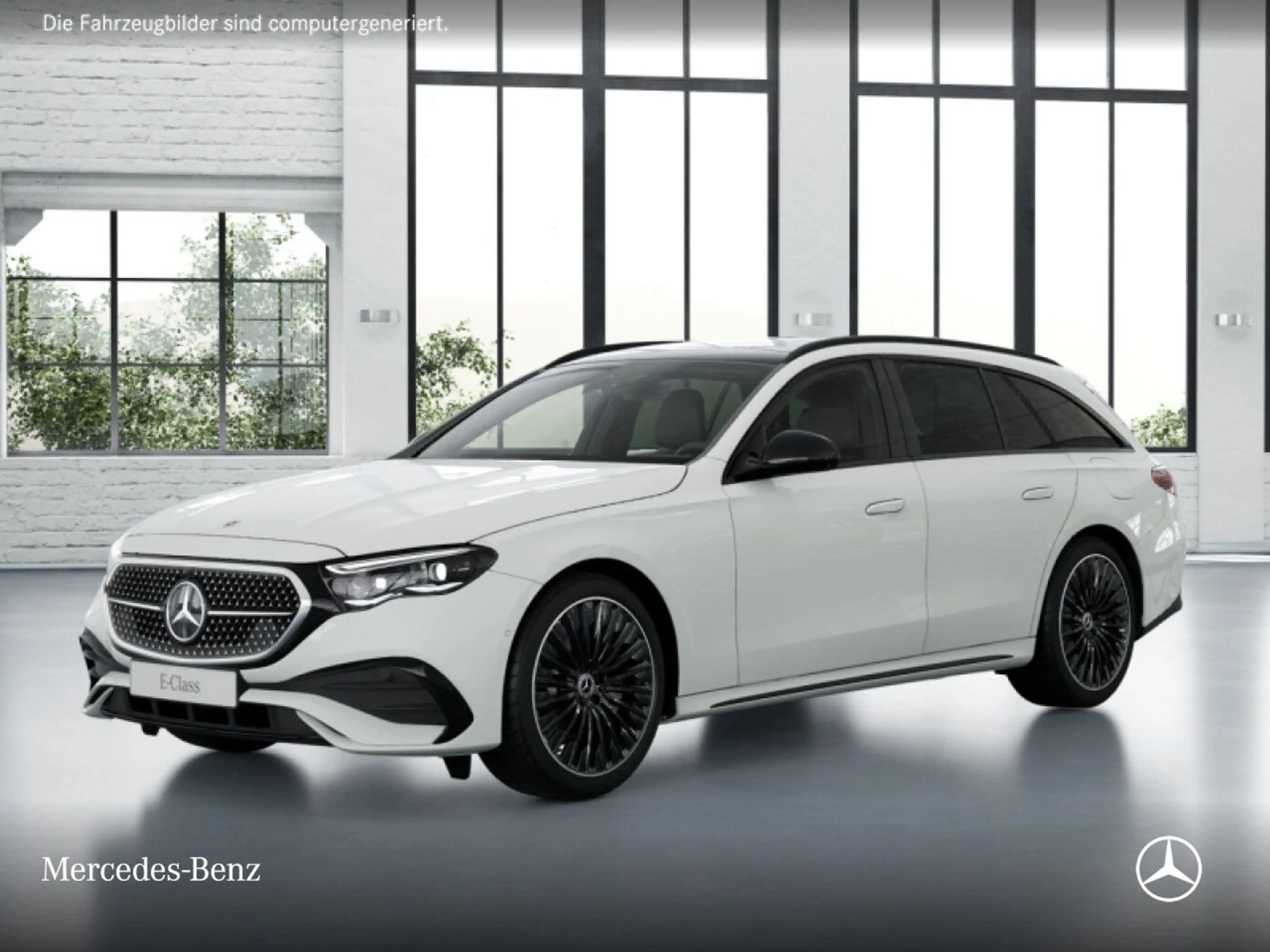 Mercedes-Benz E 300 de T 4M Edition AMG-Line Fahrass 360° Pano — photo 13