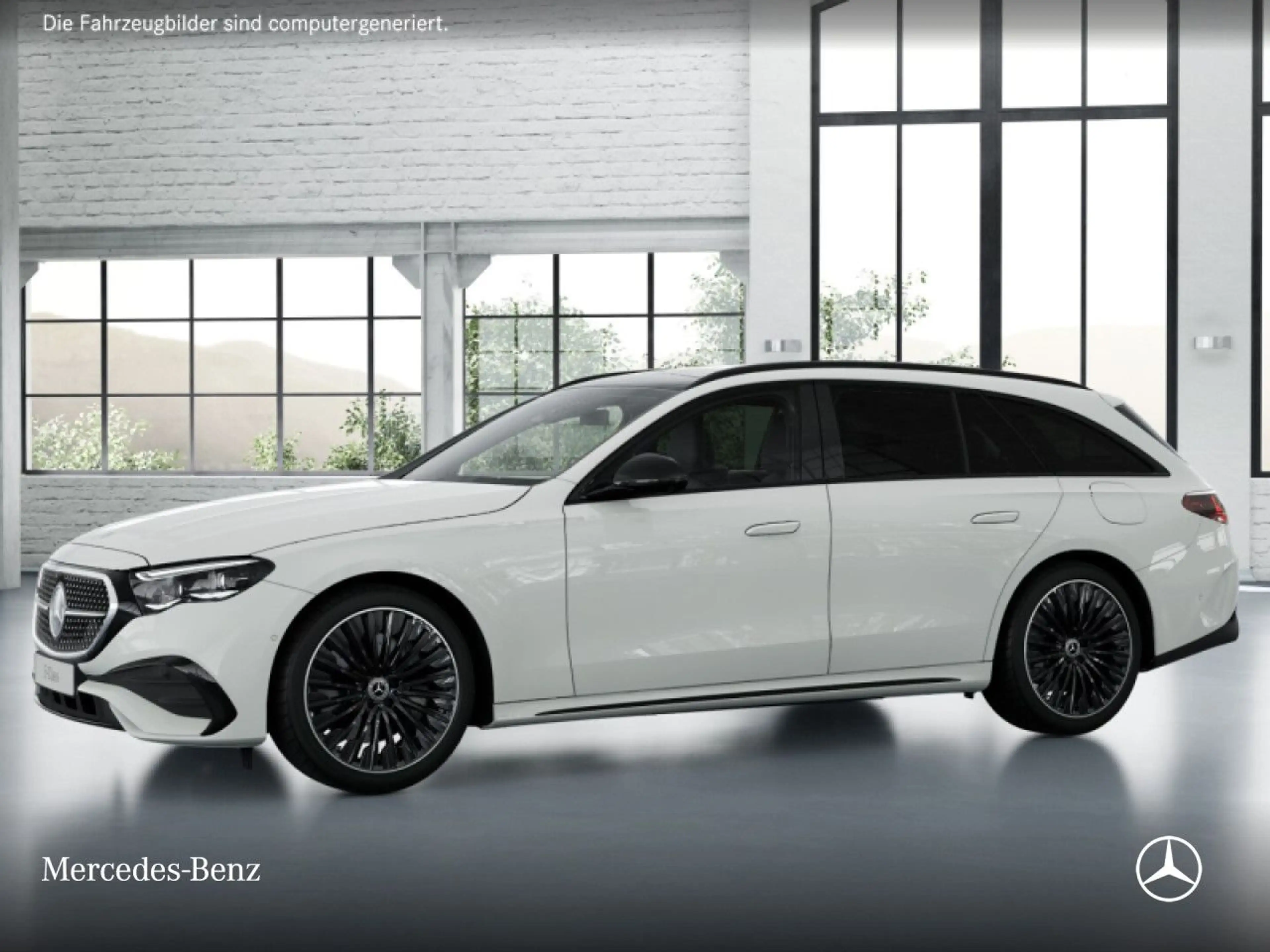 Mercedes-Benz E 300 de T 4M Edition AMG-Line Fahrass 360° Pano — photo 3